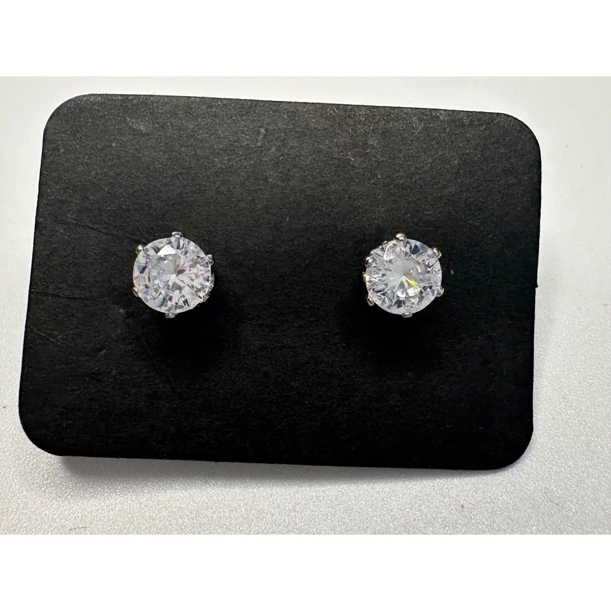 Very Shiny Unknown White Gemstone Women's Stud Earrings - A+ Stuff - Earrings - A+ Stuff