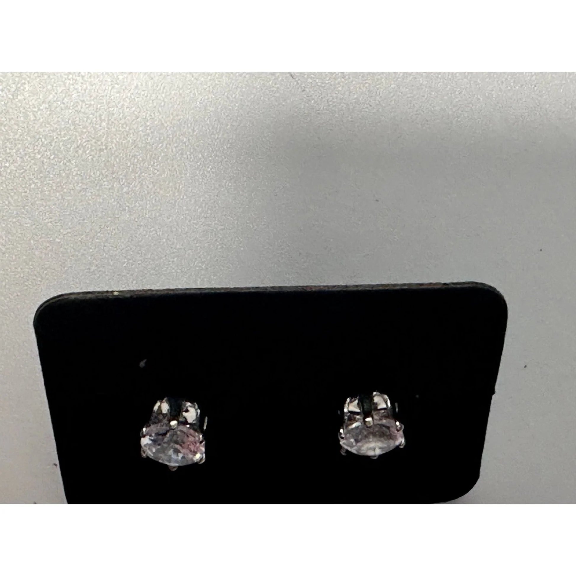 Very Shiny Unknown White Gemstone Women's Stud Earrings - A+ Stuff - Earrings - A+ Stuff