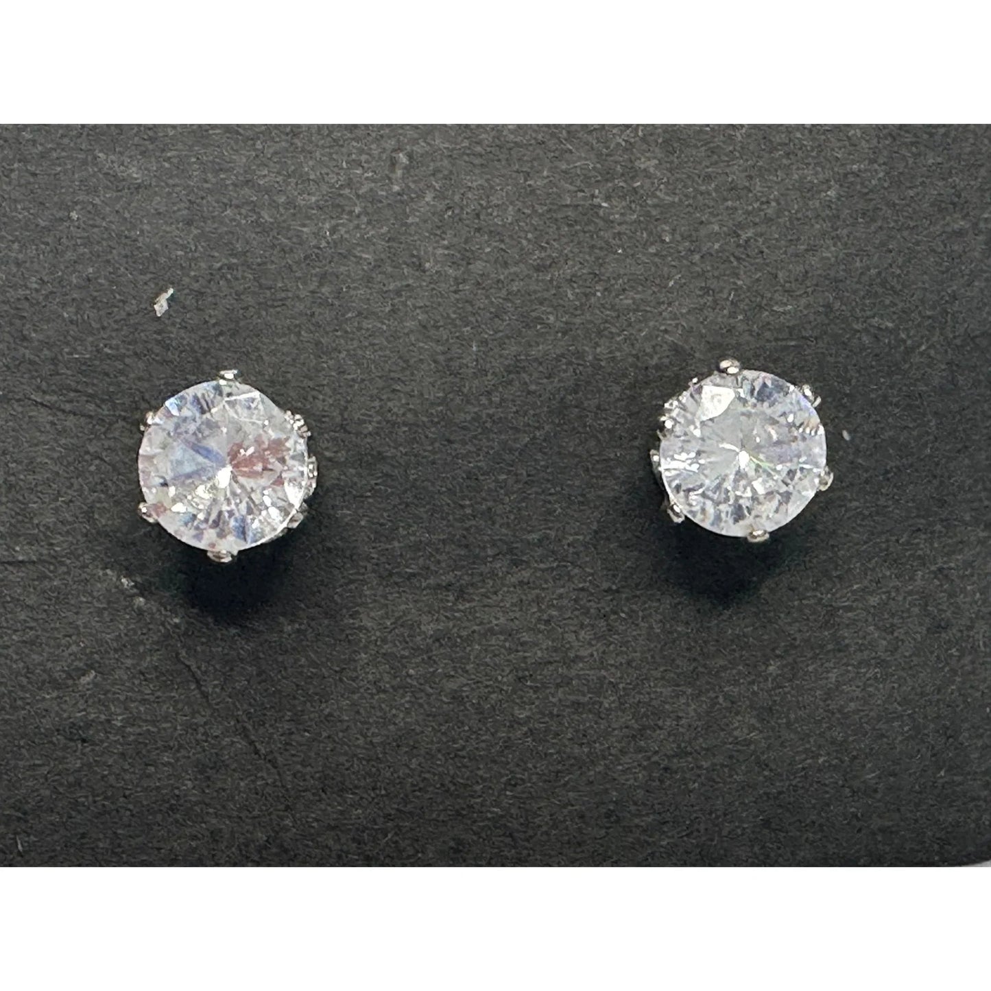 Very Shiny Unknown White Gemstone Women's Stud Earrings - A+ Stuff - Earrings - A+ Stuff