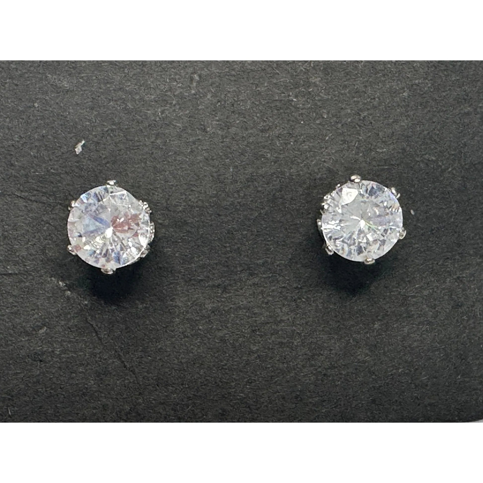 Very Shiny Unknown White Gemstone Women's Stud Earrings - A+ Stuff - Earrings - A+ Stuff