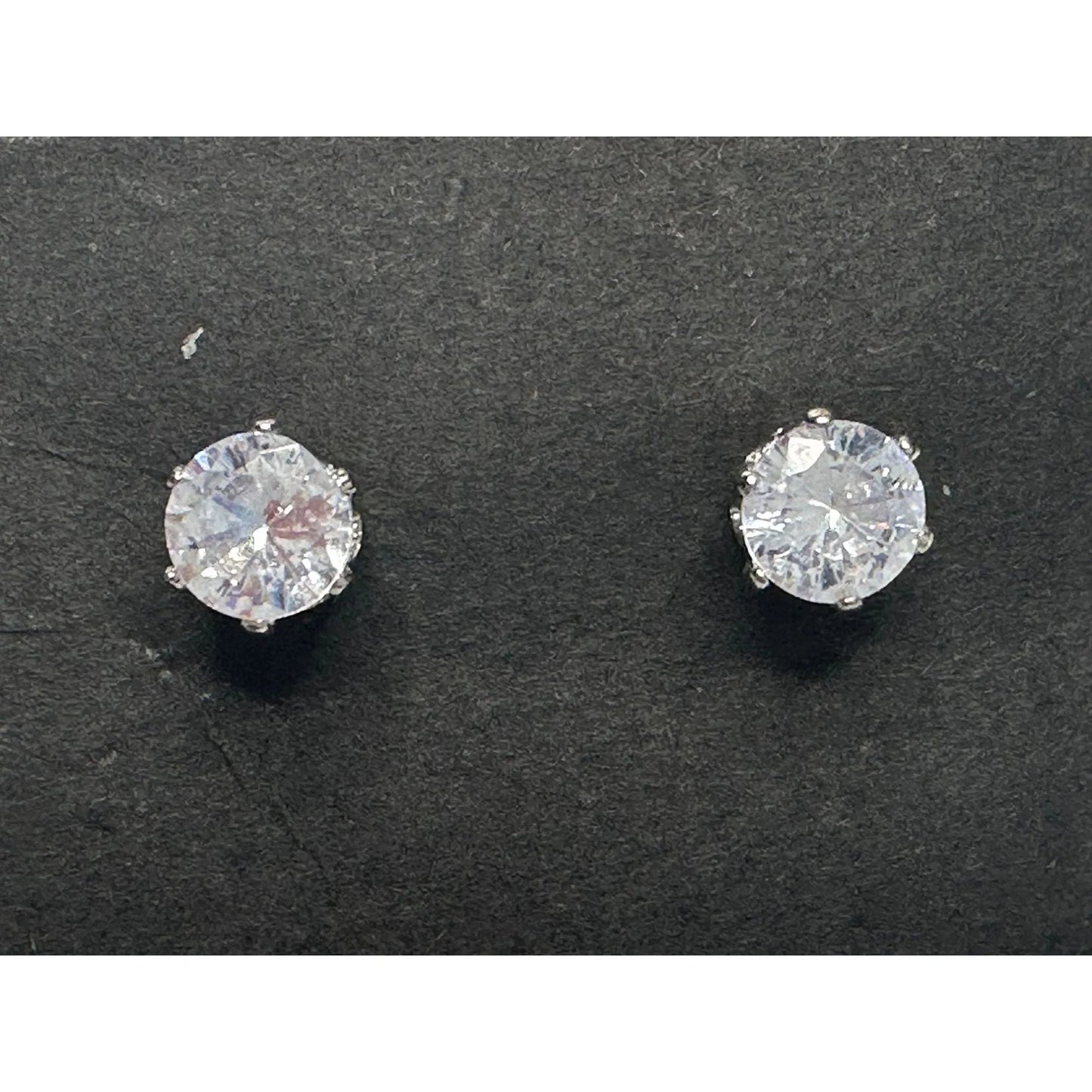 Very Shiny Unknown White Gemstone Women's Stud Earrings - A+ Stuff - Earrings - A+ Stuff