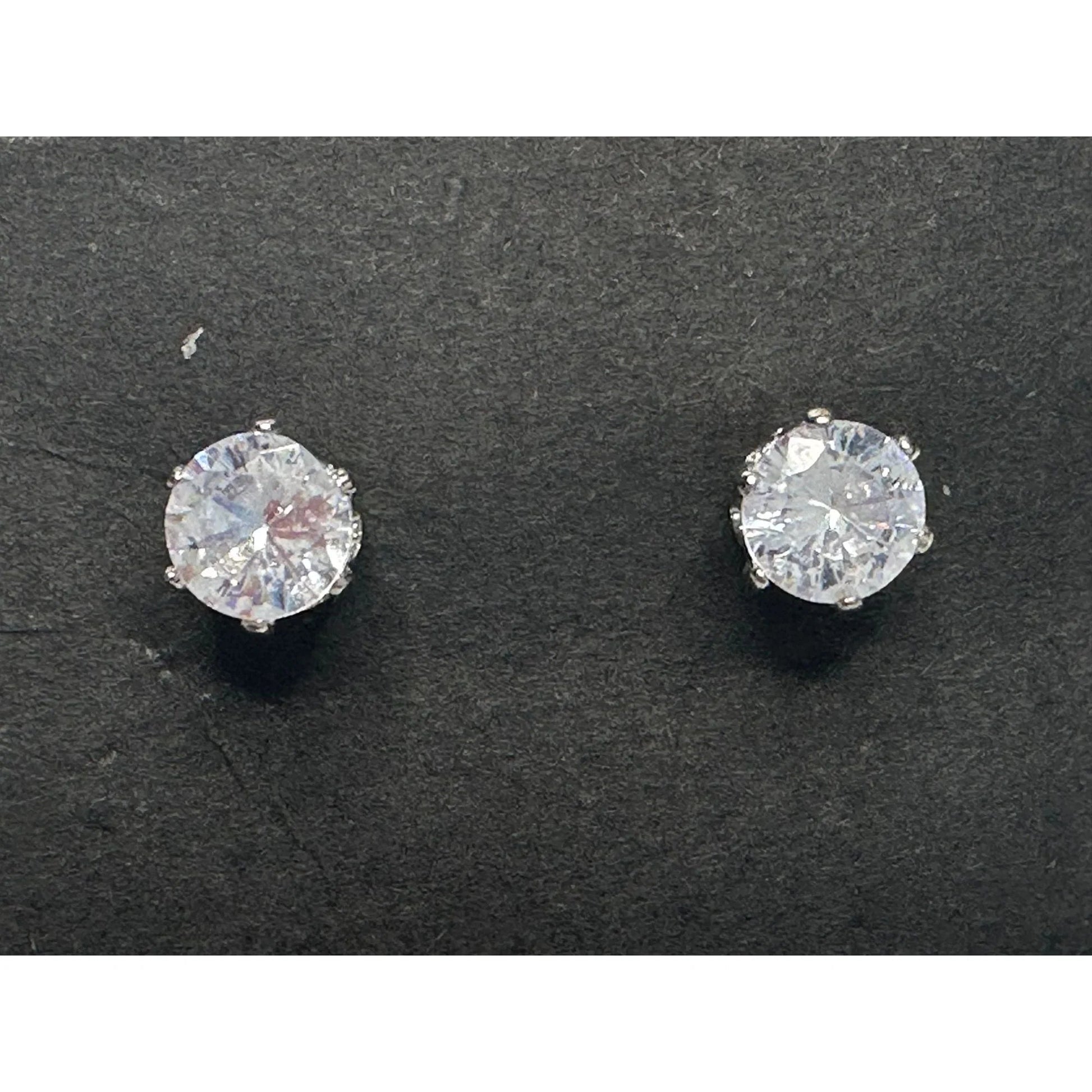 Very Shiny Unknown White Gemstone Women's Stud Earrings - A+ Stuff - Earrings - A+ Stuff