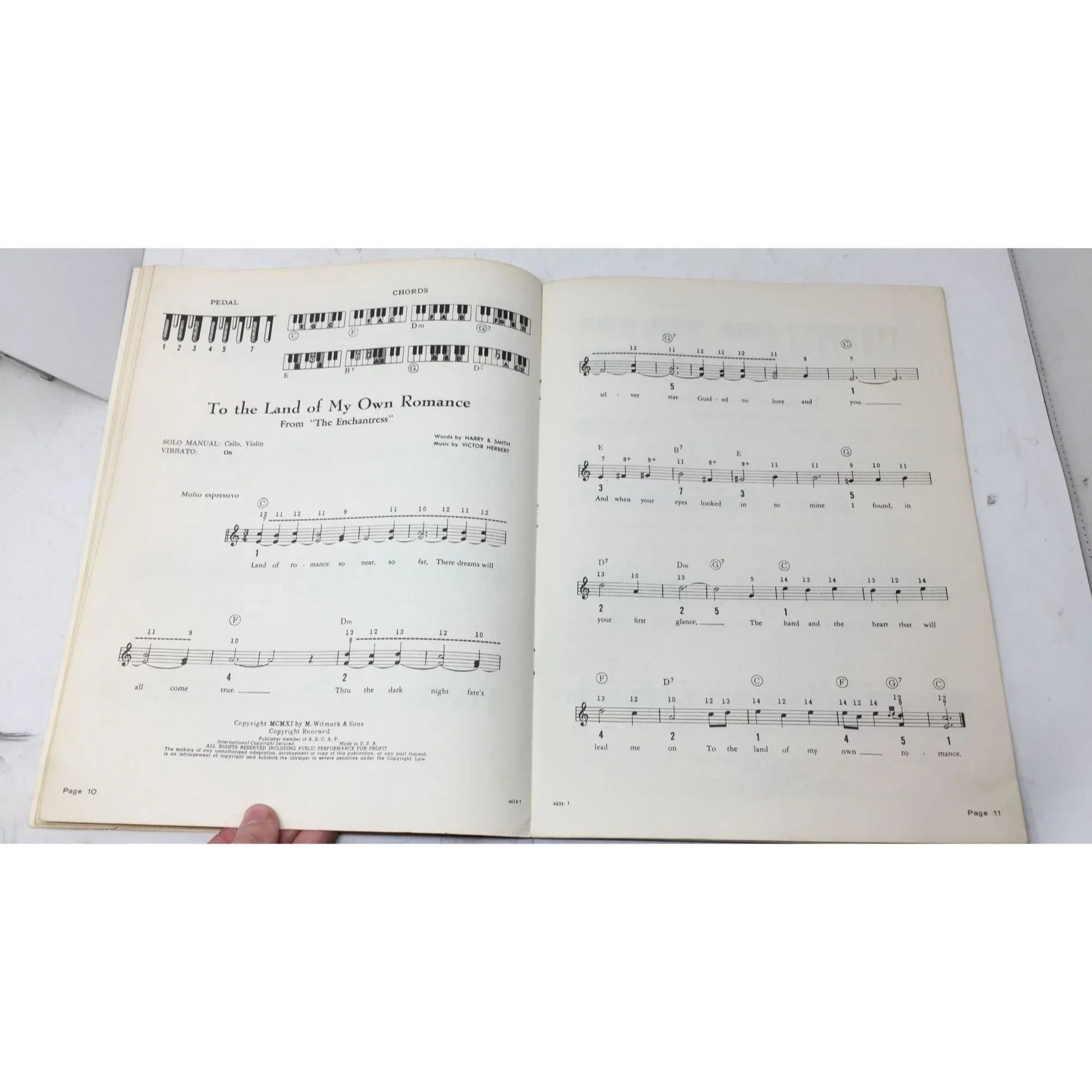 Victor Herbert for the Silvertone Electronic organ Song Book - A+ Stuff - SHEET MUSIC - A+ Stuff