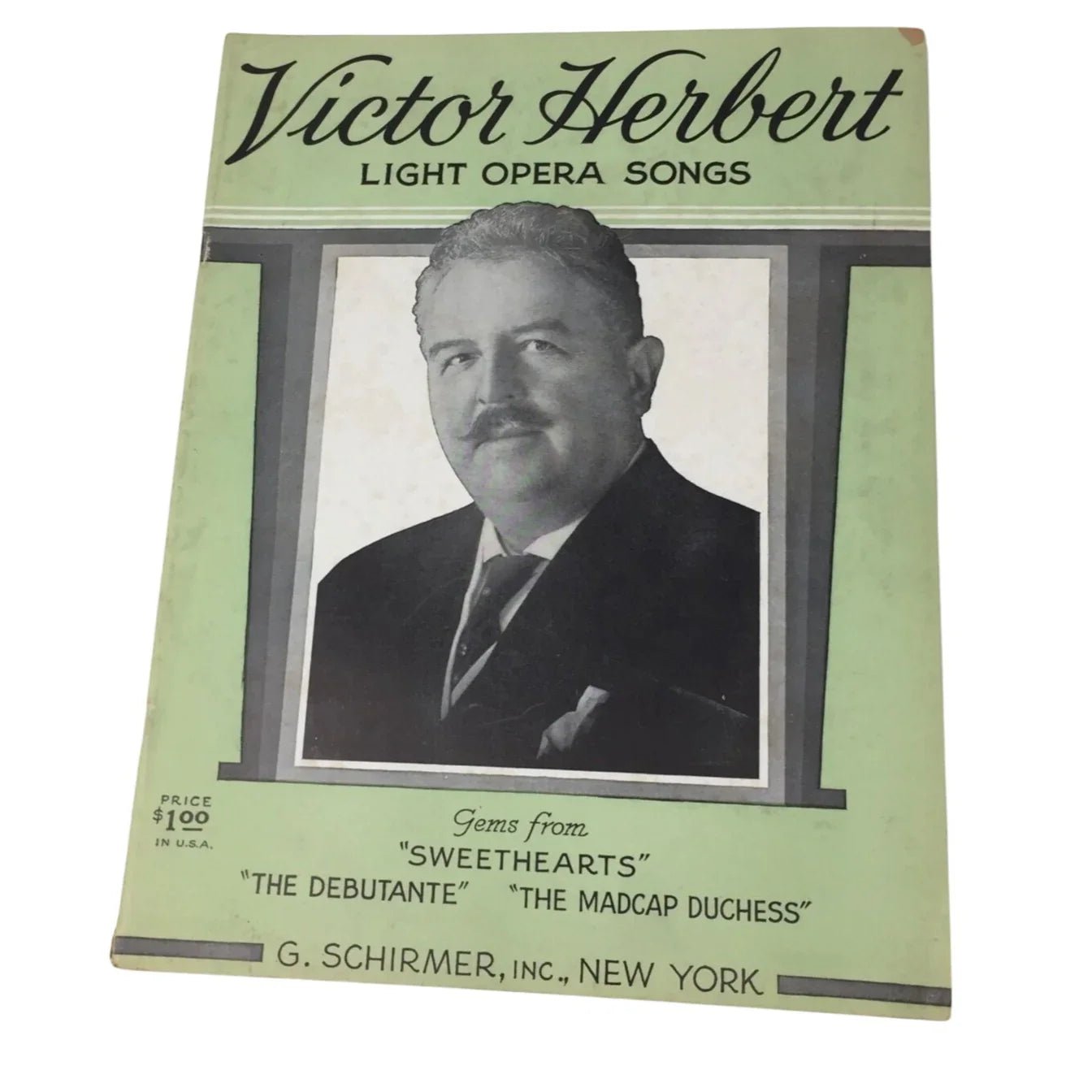 Victor Herbert Light Opera Songs Vintage Piano Sheet Music - A+ Stuff - Sheet Music - A+ Stuff