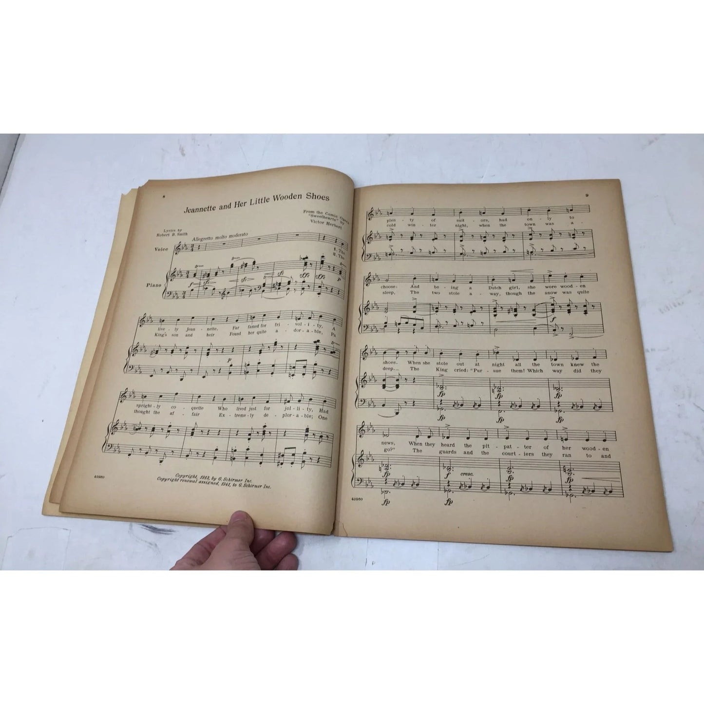 Victor Herbert Light Opera Songs Vintage Piano Sheet Music - A+ Stuff - Sheet Music - A+ Stuff