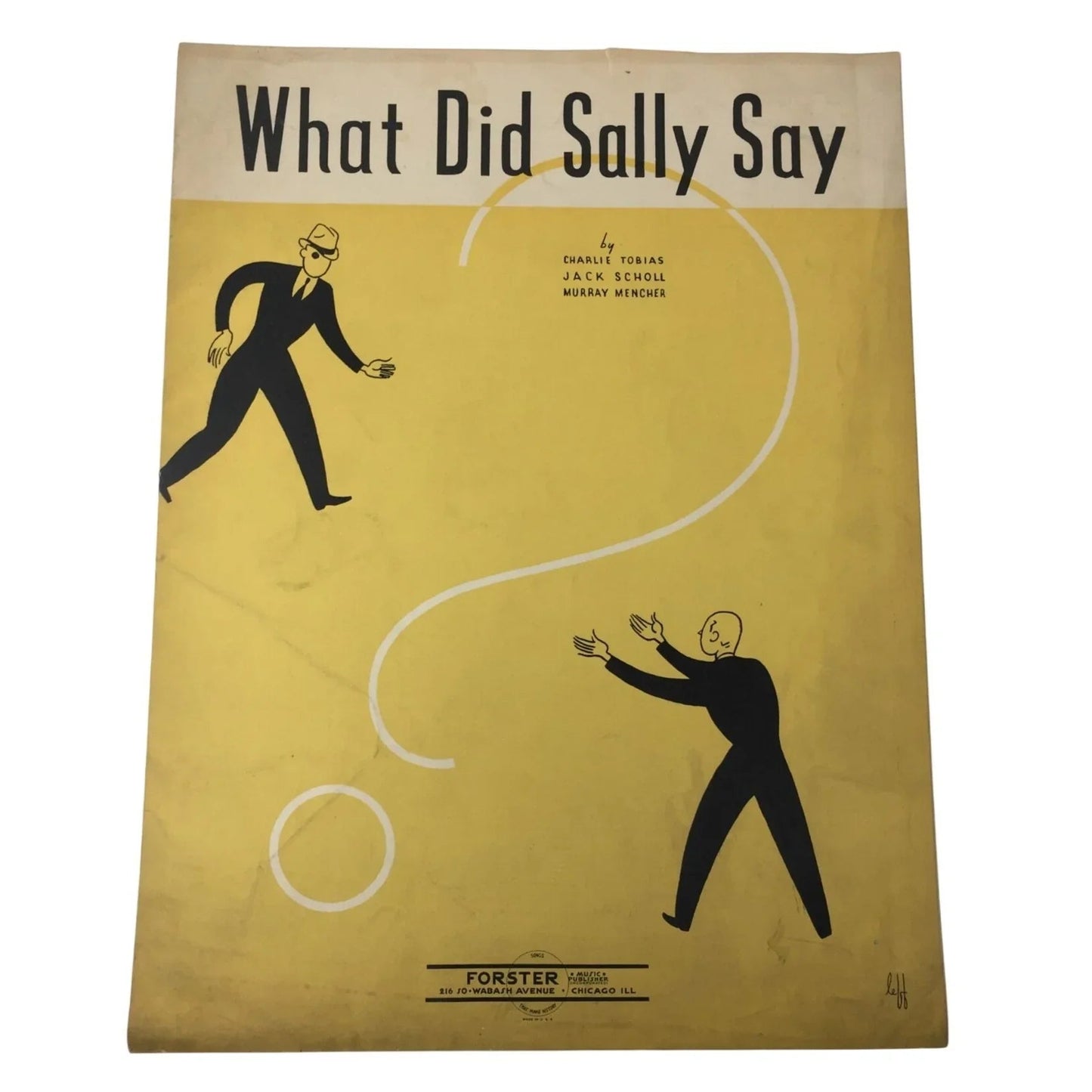 Vintage 1935 Sheet Music - ''What did Sally say?'' - A+ Stuff - SHEET MUSIC - A+ Stuff