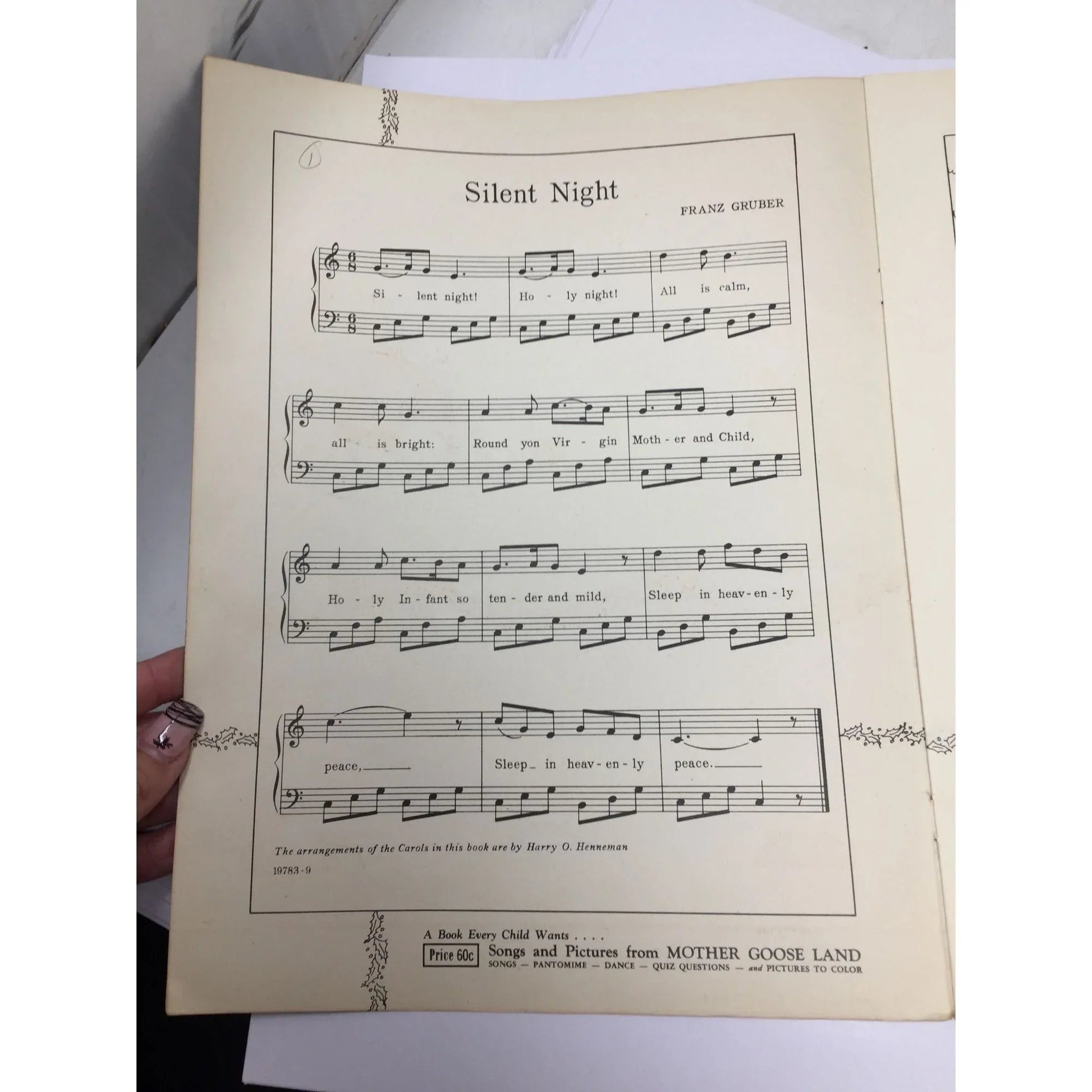 Vintage 1937 Sheet Music Book ''Kiddie's Christmas'' - A+ Stuff - SHEET MUSIC - A+ Stuff