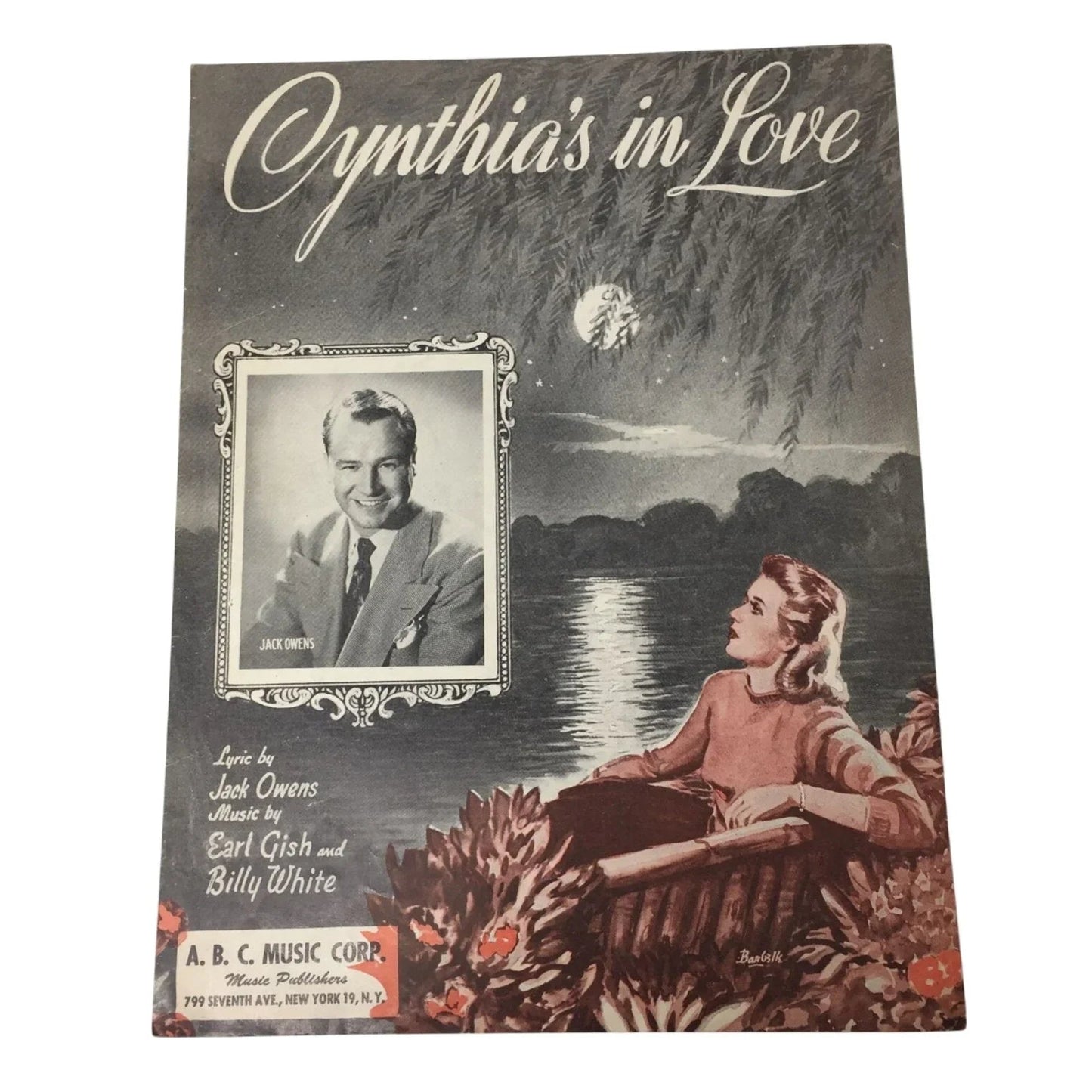 Vintage 1942 ''Cynthia’s In Love'' Sheet Music - A+ Stuff - sheet music - A+ Stuff