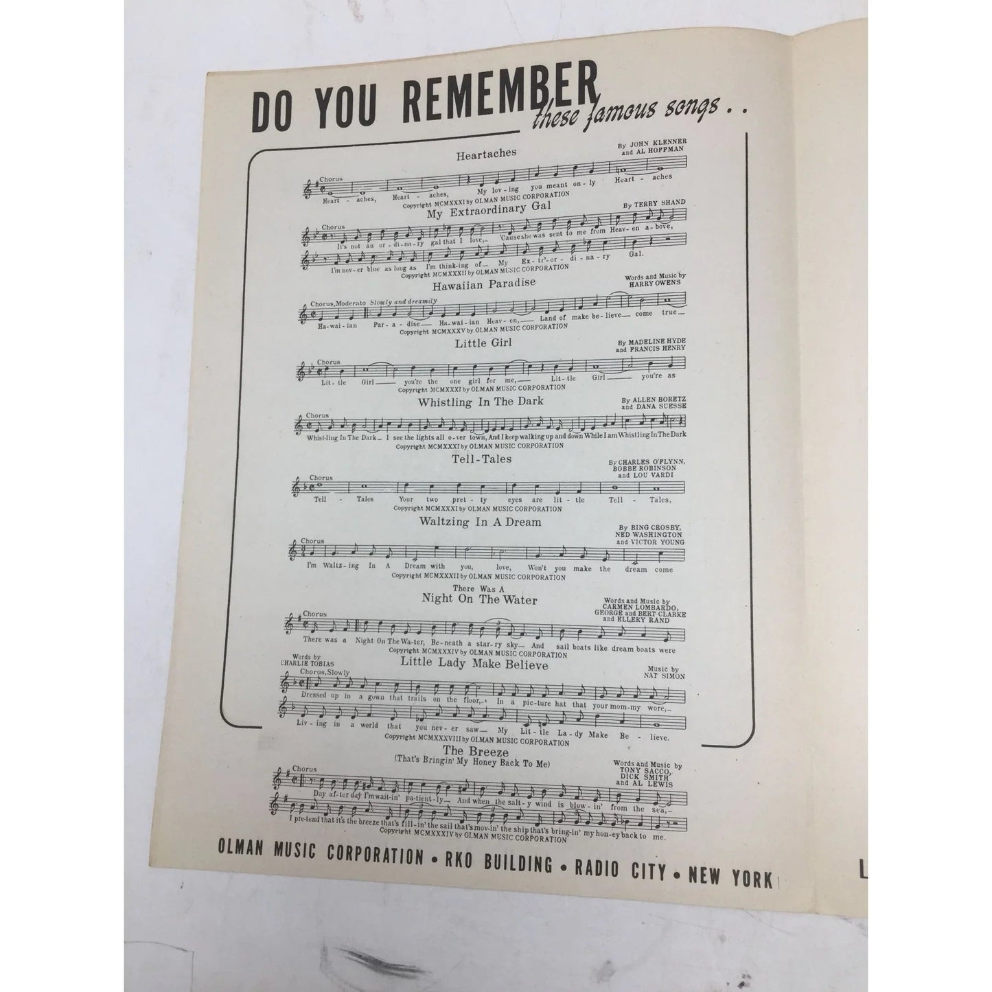 Vintage 1942 Sheet Music Book - ''Keep Smilin', Keep Laughin', Be Happy'' - A+ Stuff - SHEET MUSIC - A+ Stuff