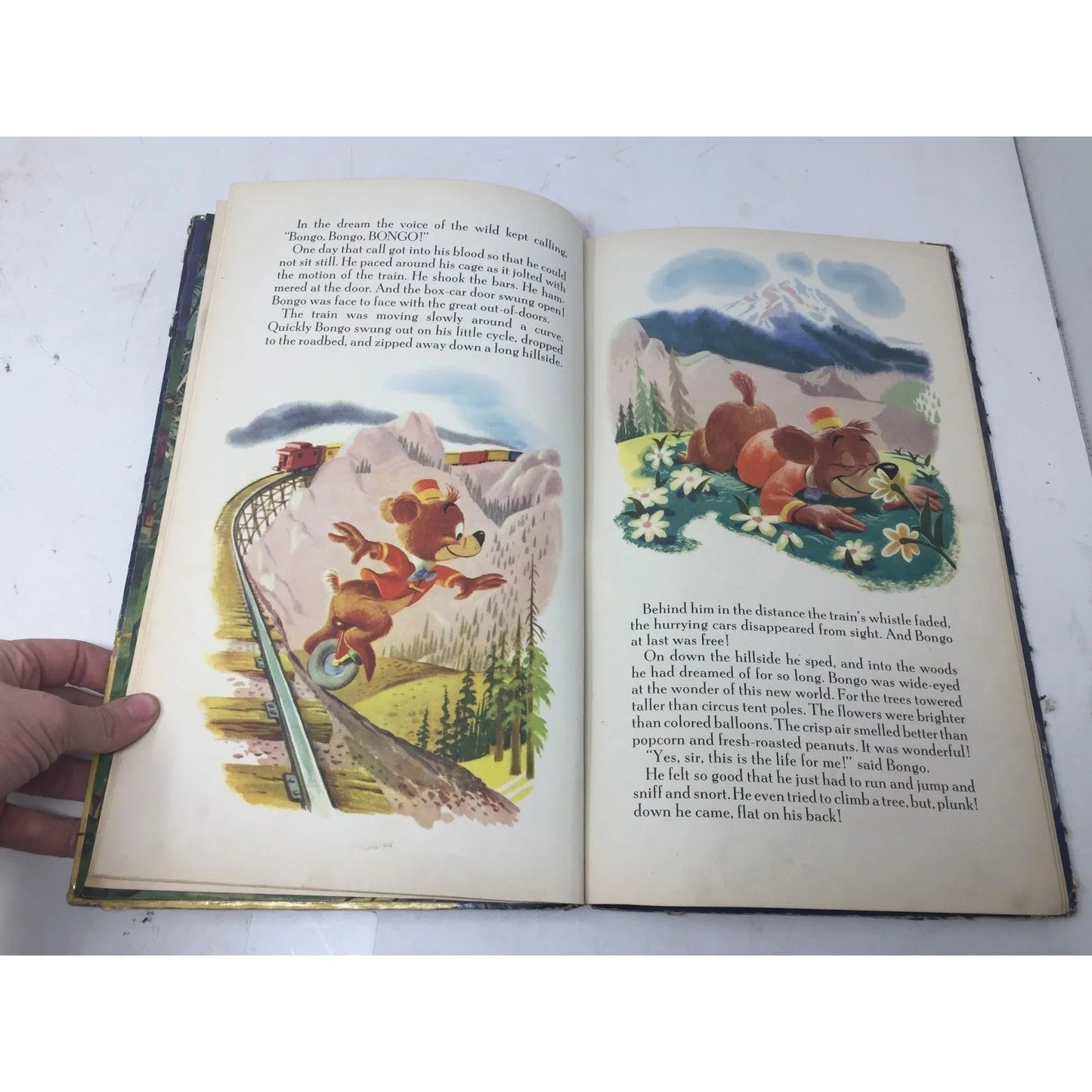 Vintage 1947 Walt Disney's BONGO Hardcover Book - A Walt Disney Book (First printing) - Disney - Books - A+ Stuff