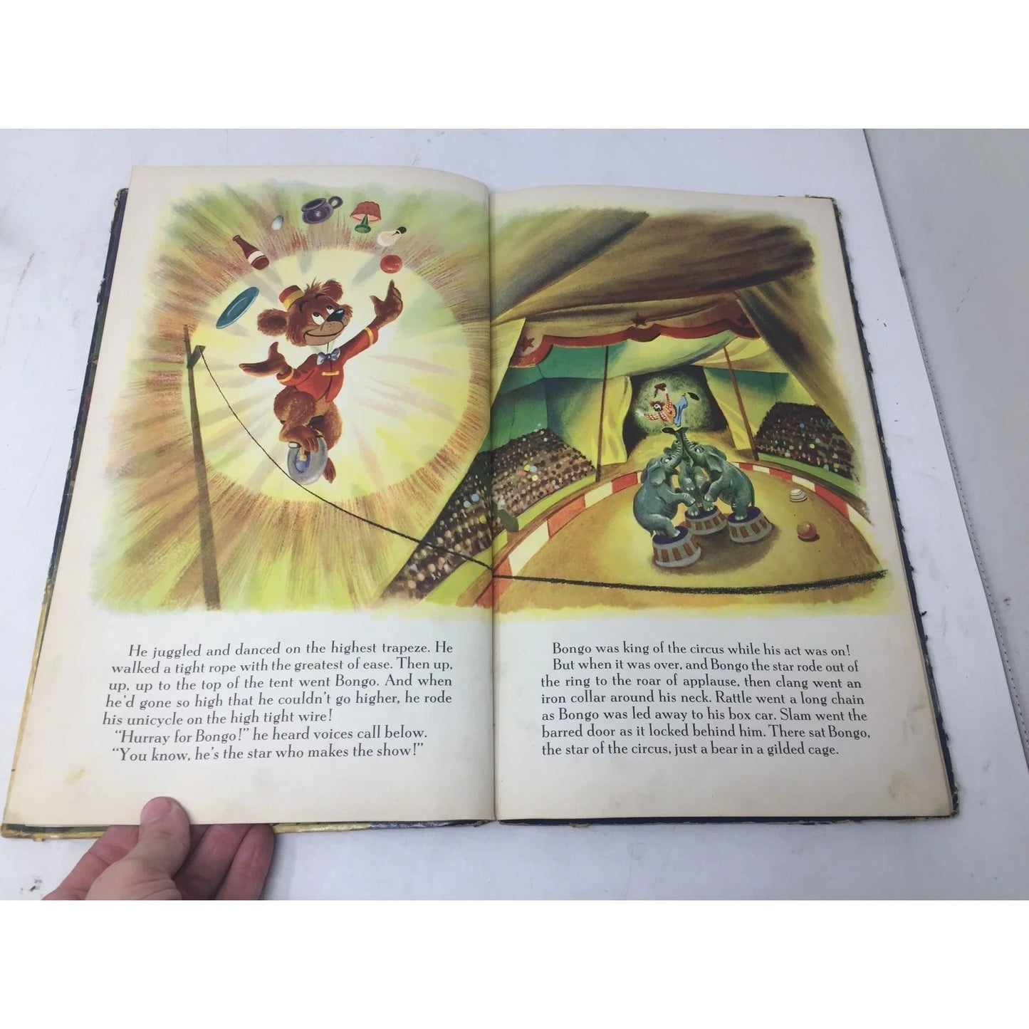 Vintage 1947 Walt Disney's BONGO Hardcover Book - A Walt Disney Book (First printing) - Disney - Books - A+ Stuff