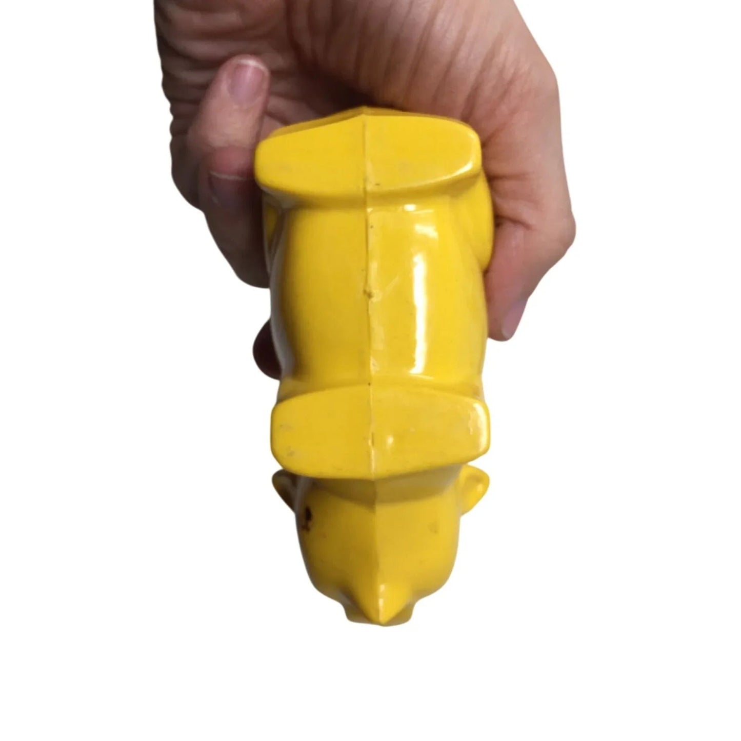 Vintage 1950's Promotional Yellow Celluloid Pig Piggy Bank - A+ Stuff - Collectibles - A+ Stuff