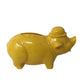 Vintage 1950's Promotional Yellow Celluloid Pig Piggy Bank - A+ Stuff - Collectibles - A+ Stuff