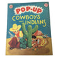 Vintage 1951 Pop Up Cowboys and Indians Book Published by AVON Kiddie Books, Inc. - Avon Kiddie Books - Vintage Books - A+ Stuff