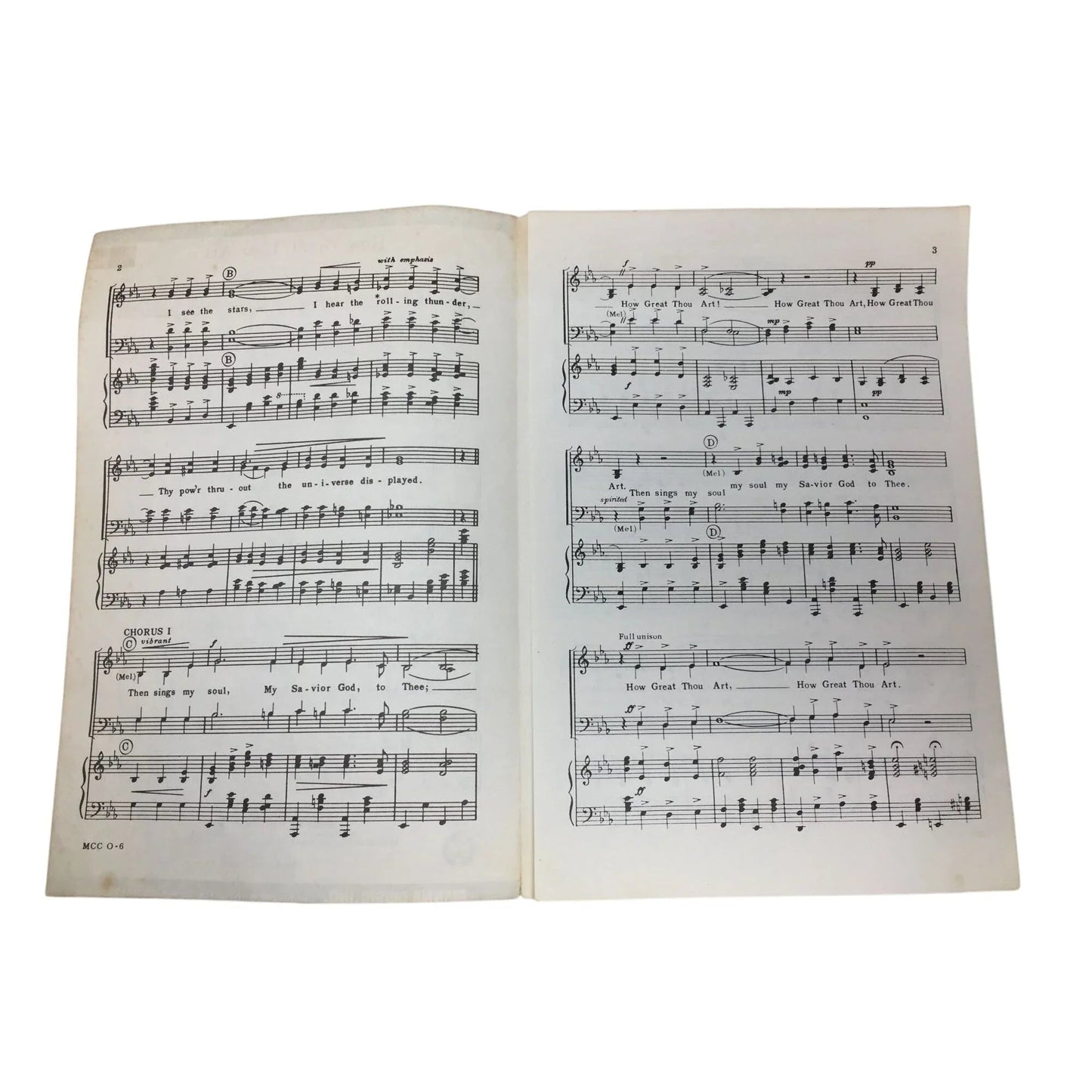 Vintage 1953 Sheet Music ''How Great Thou Art'' by Stuart K Hine - A+ Stuff - SHEET MUSIC - A+ Stuff