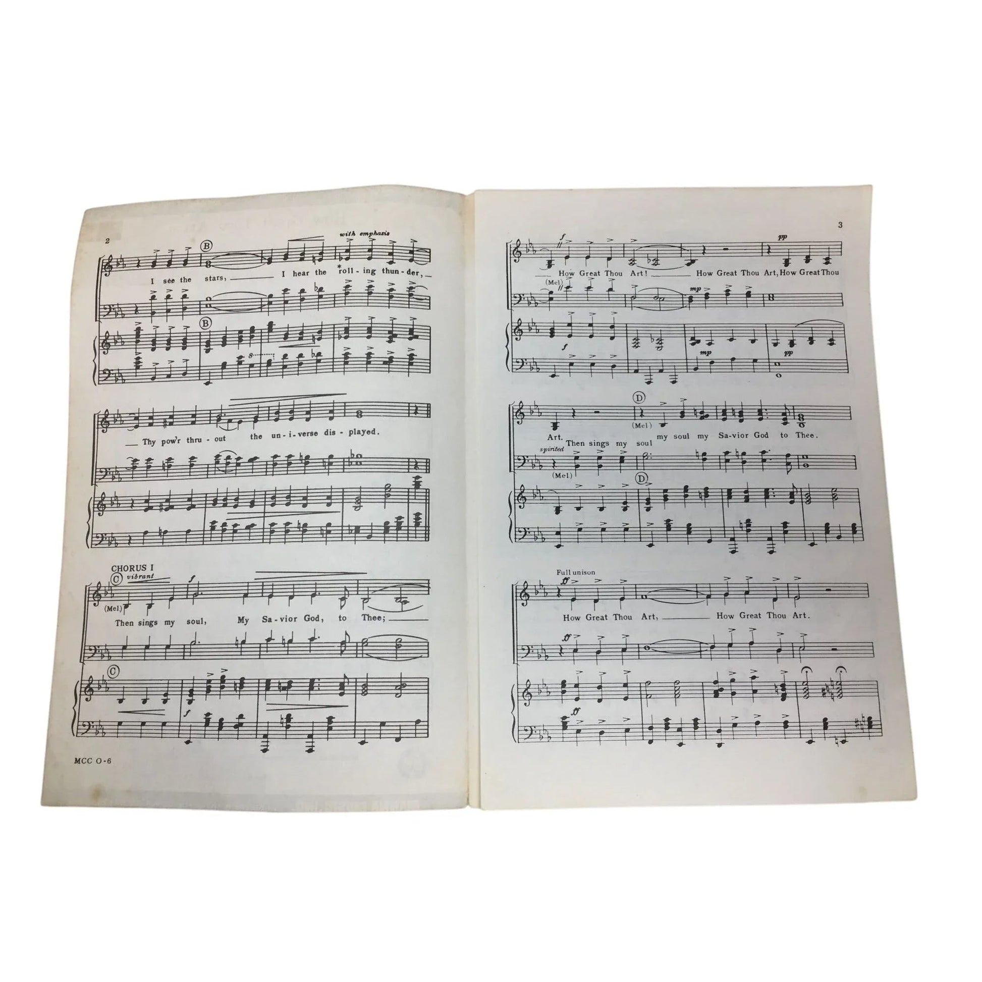 Vintage 1953 Sheet Music ''How Great Thou Art'' by Stuart K Hine - A+ Stuff - SHEET MUSIC - A+ Stuff