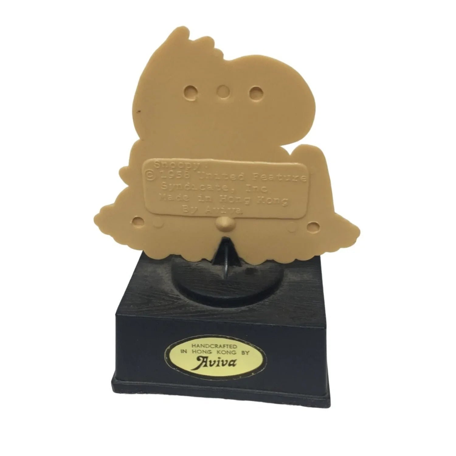 Vintage 1958 Snoopy You're The World's Greatest Mom Trophy - A+ Stuff - novelty gift - A+ Stuff