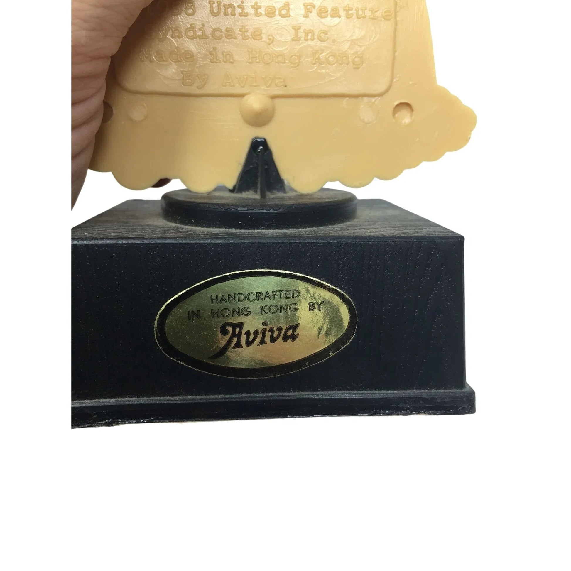 Vintage 1958 Snoopy You're The World's Greatest Mom Trophy - A+ Stuff - novelty gift - A+ Stuff