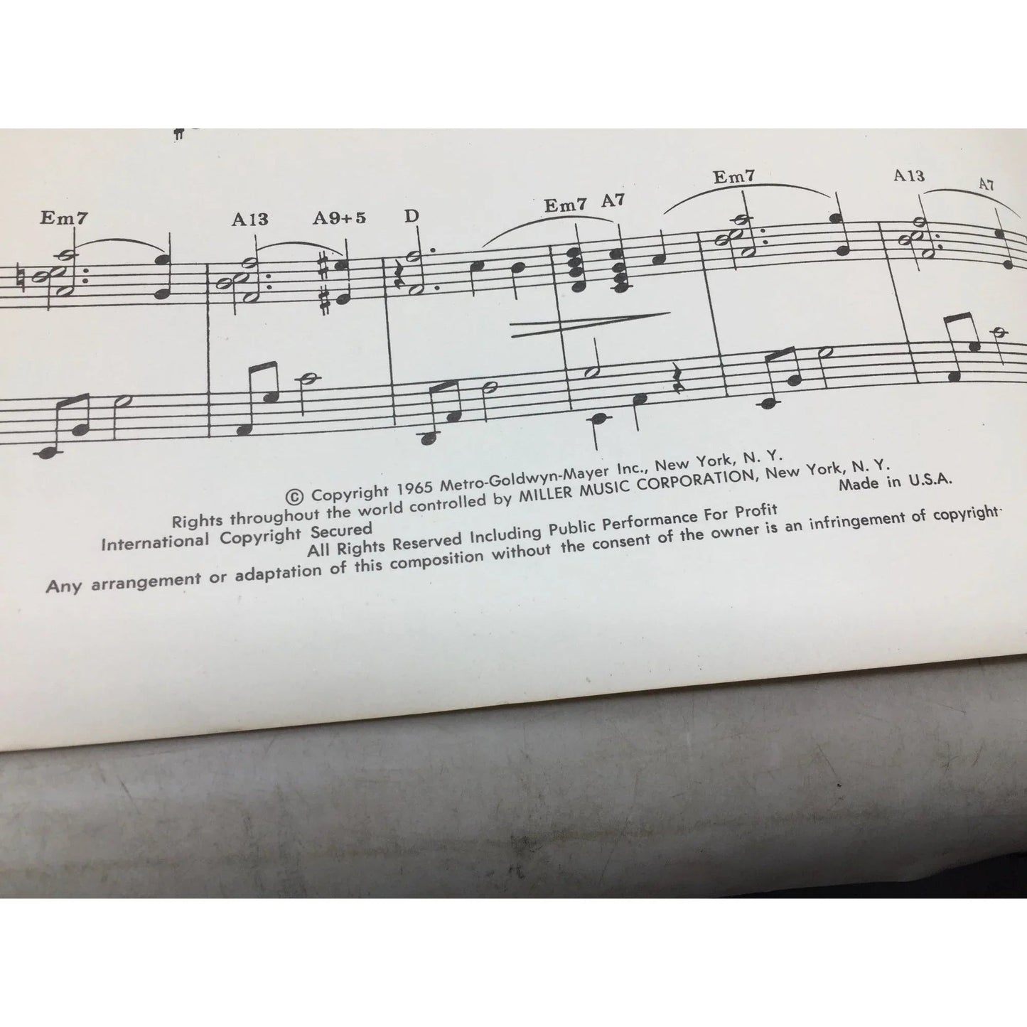 Vintage 1965 Piano Solo ''ELOISE'' By Riz Ortolani Sheet Music Book - A+ Stuff - SHEET MUSIC - A+ Stuff