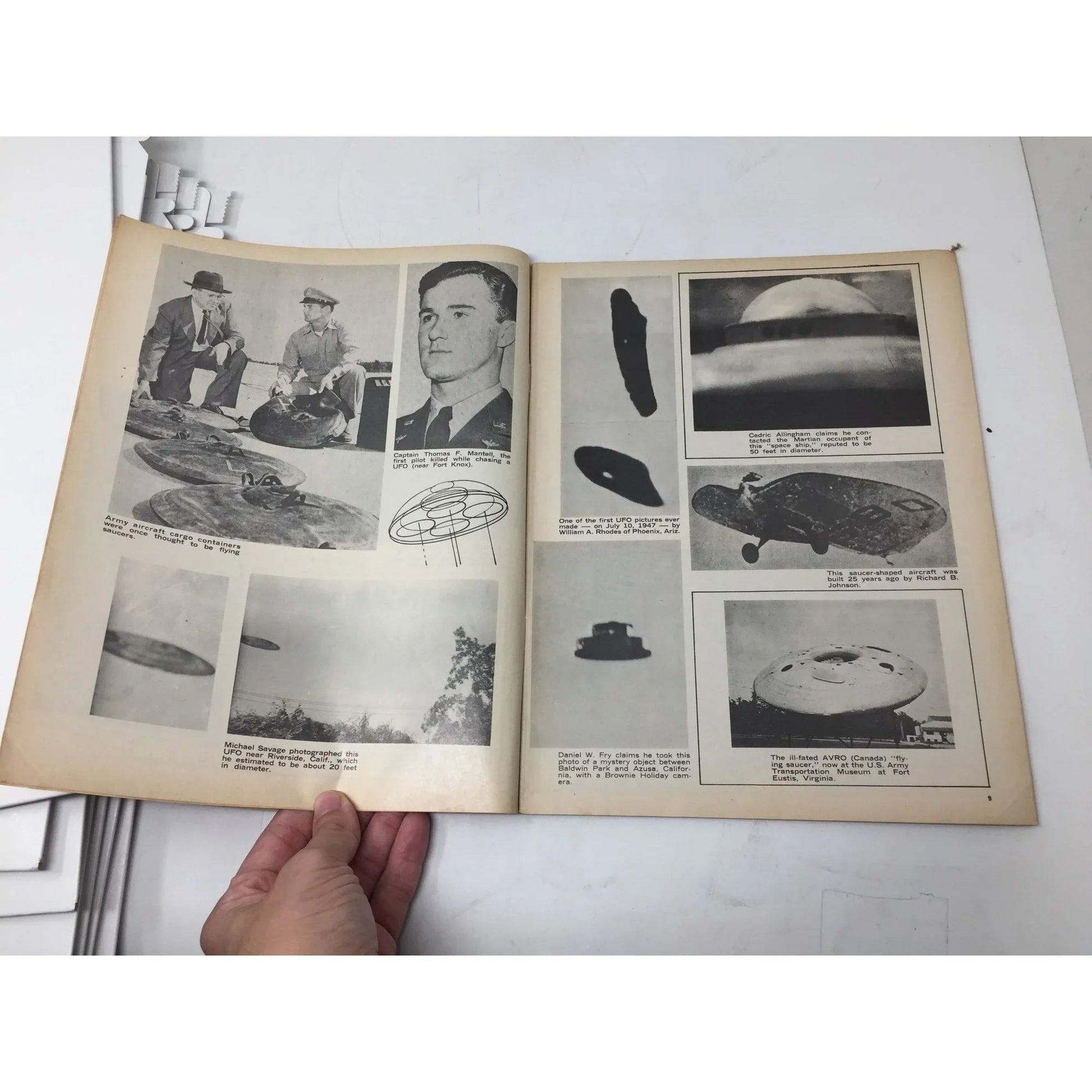 Vintage 1967 FLYING SAUCERS PICTORIAL Magazine - A+ Stuff - Magazines - A+ Stuff