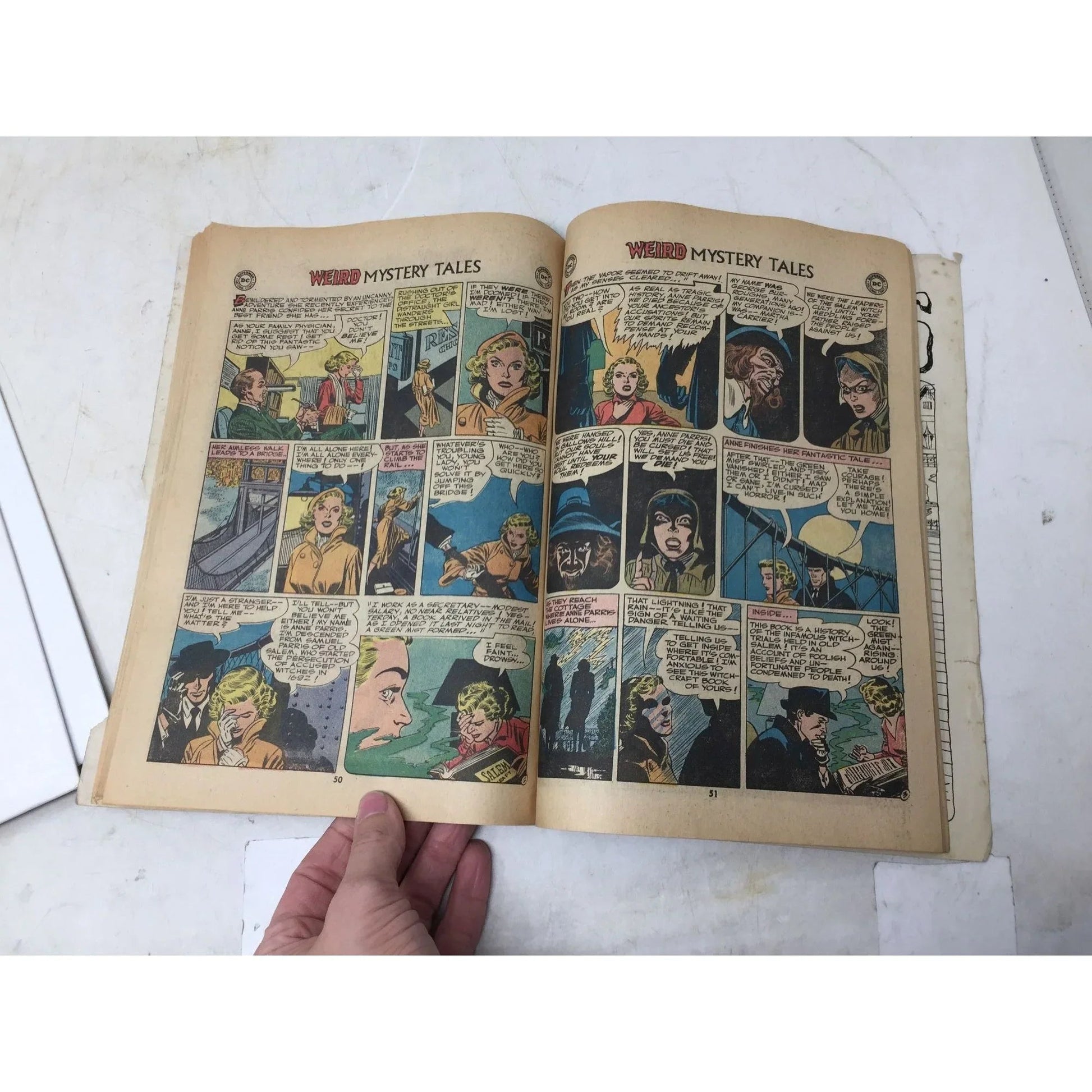 Vintage 1971 - DC 100 Super Spectacular Pages 4 Weird Comic Book - A+ Stuff - comic books - A+ Stuff