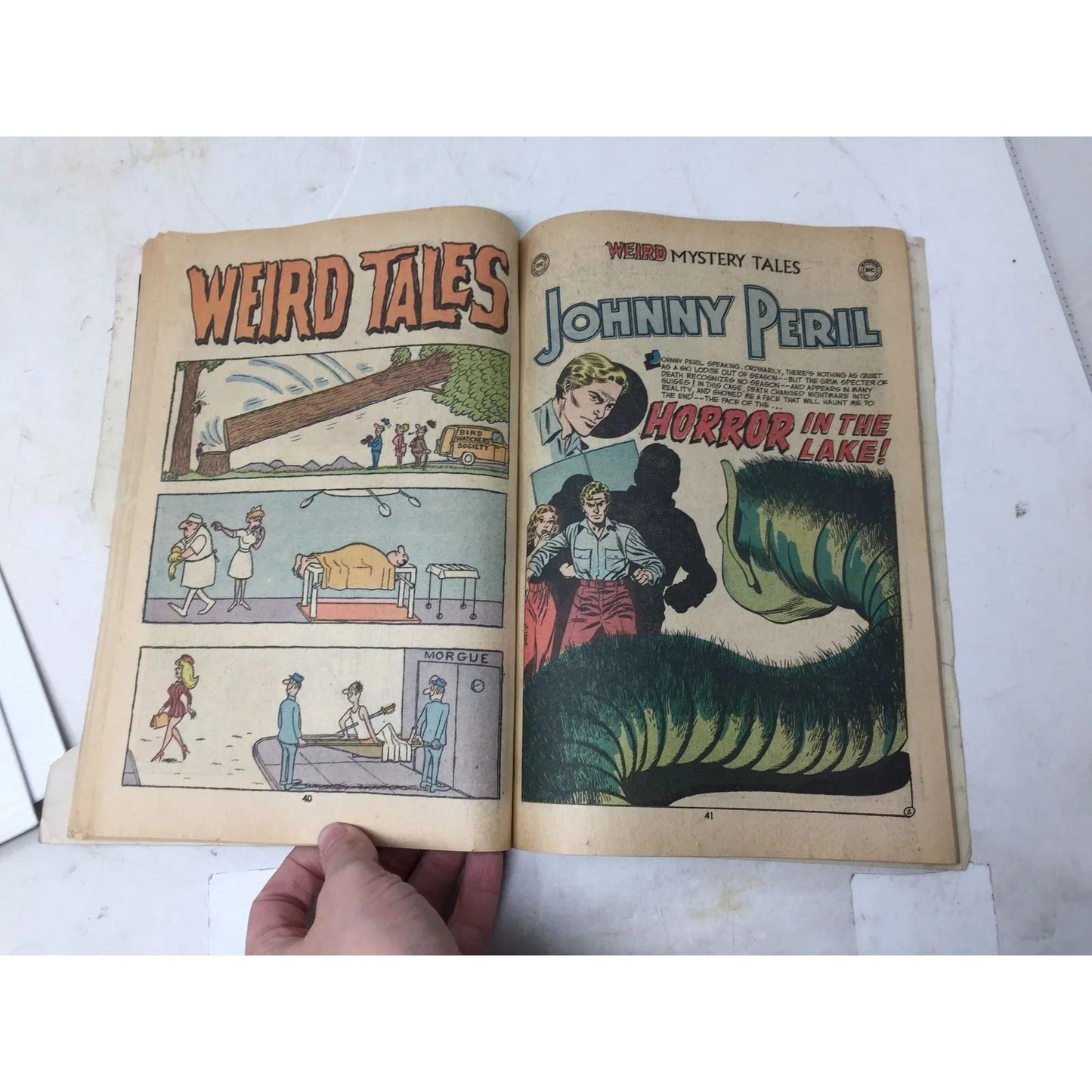 Vintage 1971 - DC 100 Super Spectacular Pages 4 Weird Comic Book - A+ Stuff - comic books - A+ Stuff