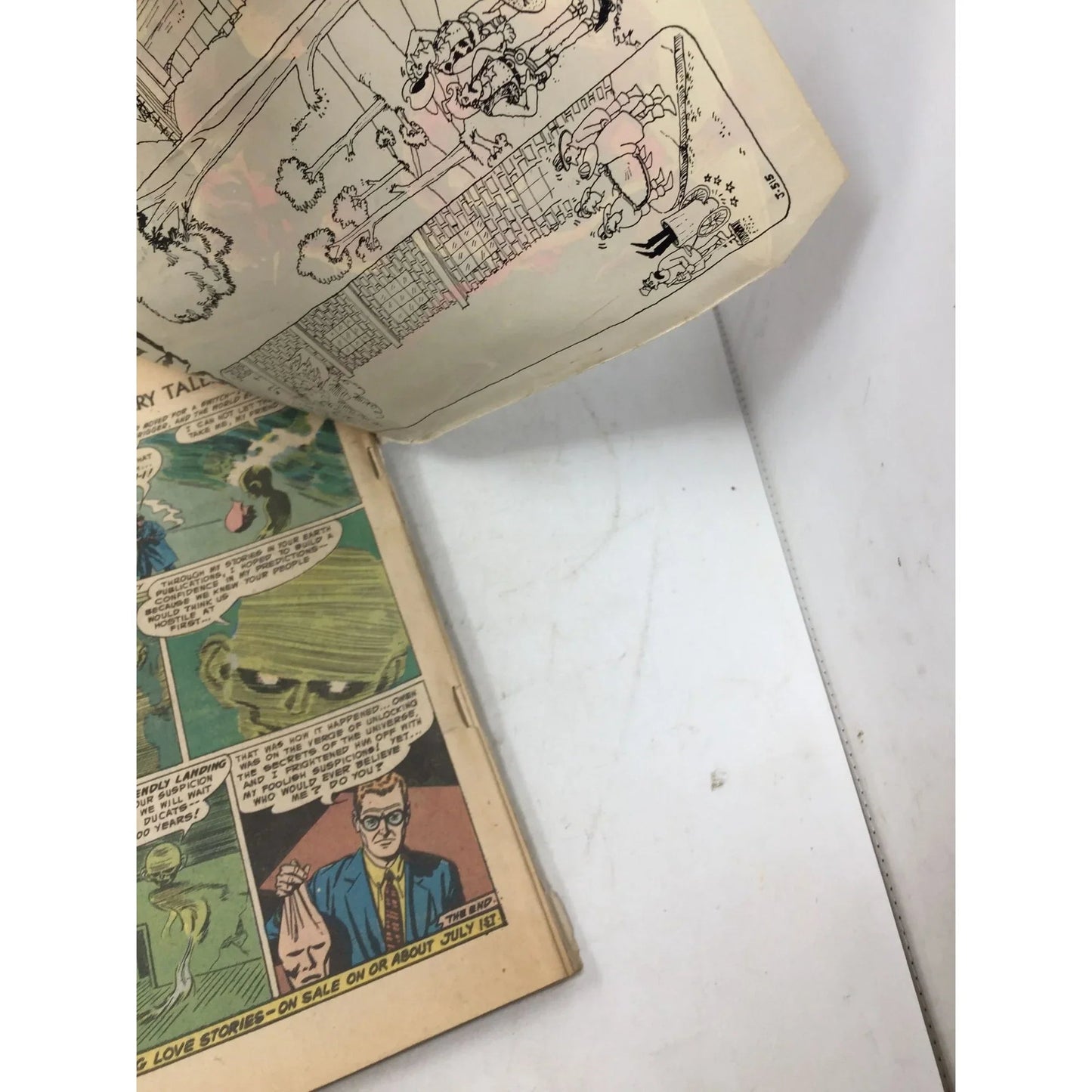Vintage 1971 - DC 100 Super Spectacular Pages 4 Weird Comic Book - A+ Stuff - comic books - A+ Stuff