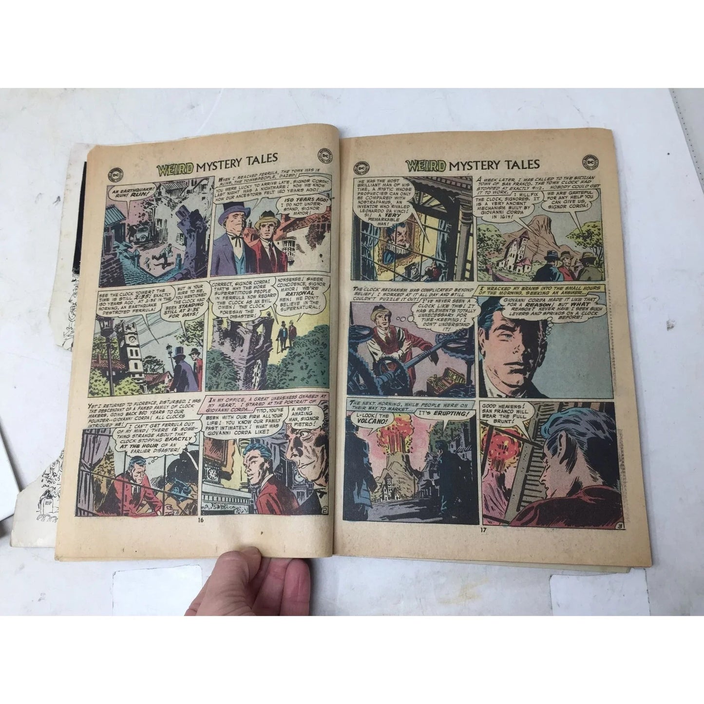 Vintage 1971 - DC 100 Super Spectacular Pages 4 Weird Comic Book - A+ Stuff - comic books - A+ Stuff