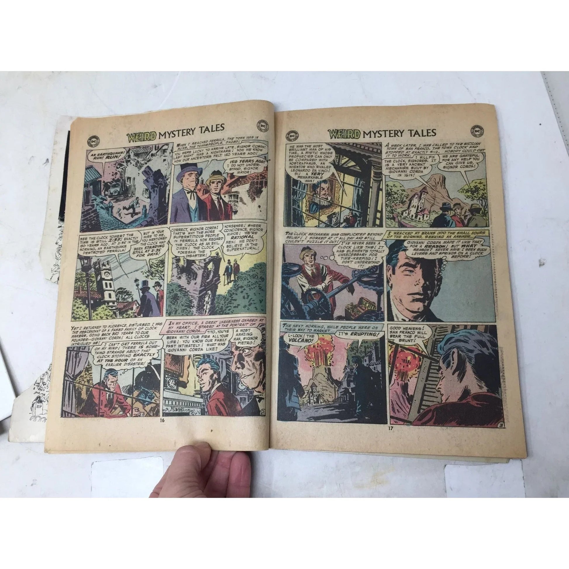 Vintage 1971 - DC 100 Super Spectacular Pages 4 Weird Comic Book - A+ Stuff - comic books - A+ Stuff