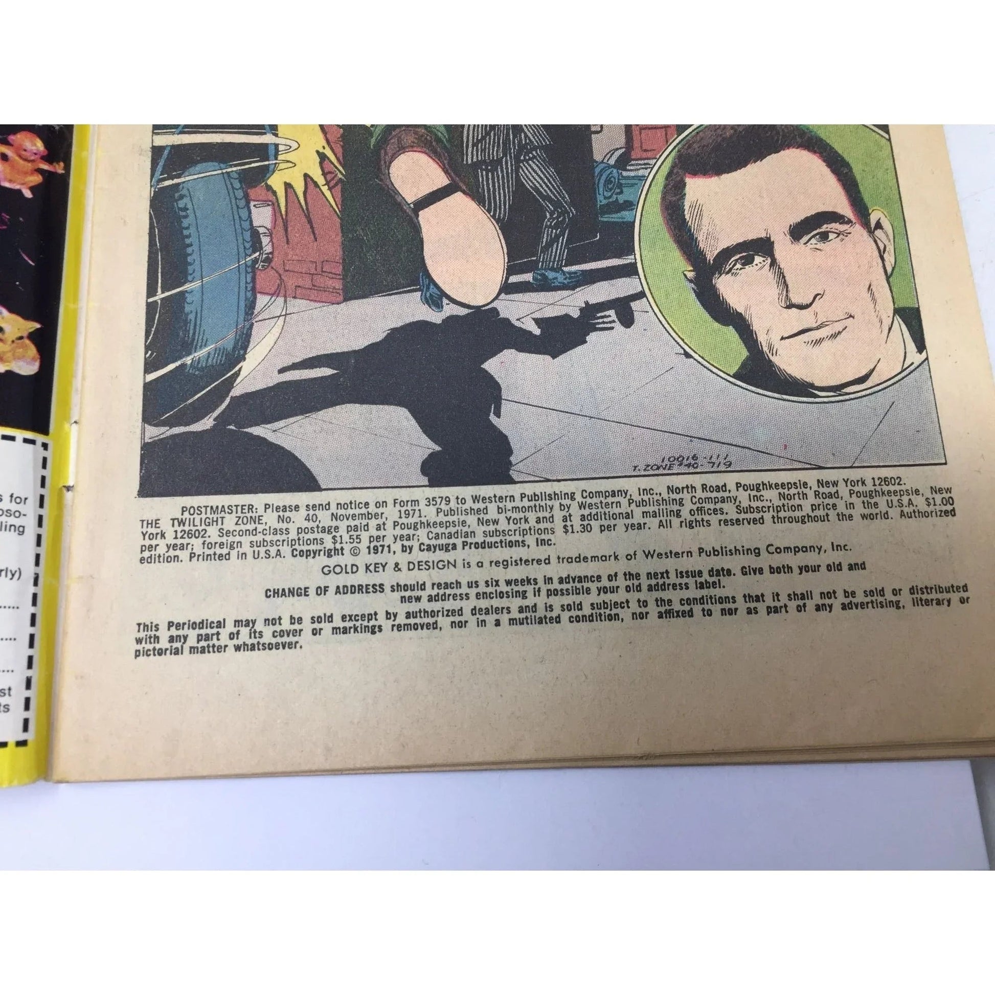 Vintage 1971 Gold Key Comic Book ''The Twilight Zone'' - A+ Stuff - comic book - A+ Stuff