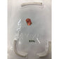 Vintage 1972/1973 Lefton Ceramic White Christmas Bell Dish with #6074 on bottom - A+ Stuff