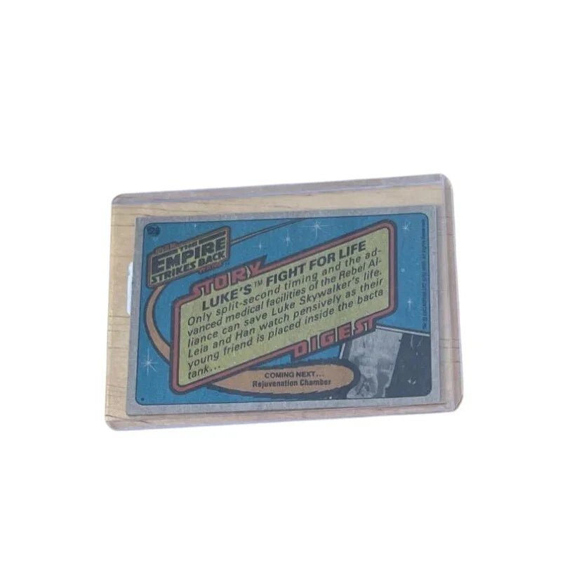 Vintage 1980 Star Wars Trading Card - ''Luke's fight for life'' The Empire Strikes Back - A+ Stuff - Collectible Trading Cards - A+ Stuff