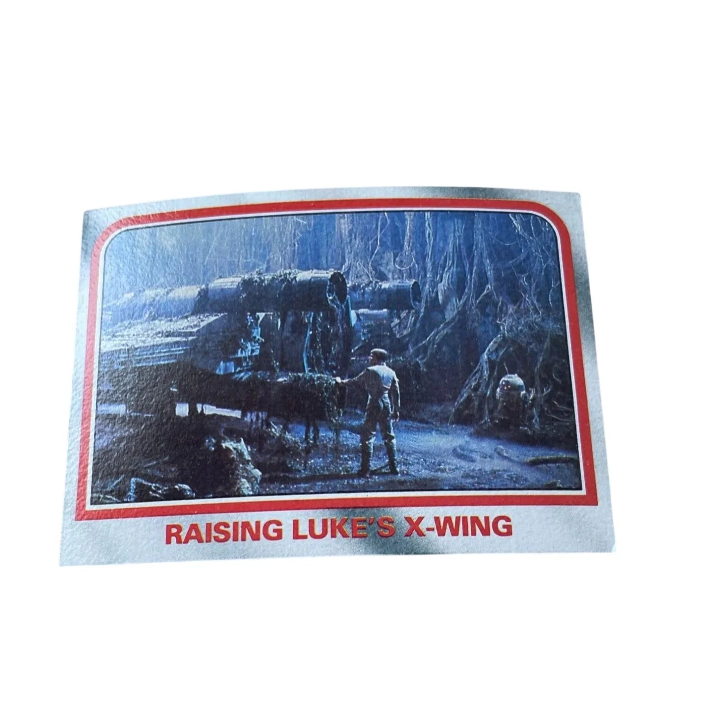 Vintage 1980 Star Wars Trading Card - ''Raising Luke's X - Wing'' The Empire Strikes Back - A+ Stuff - Collectible Trading Cards - A+ Stuff
