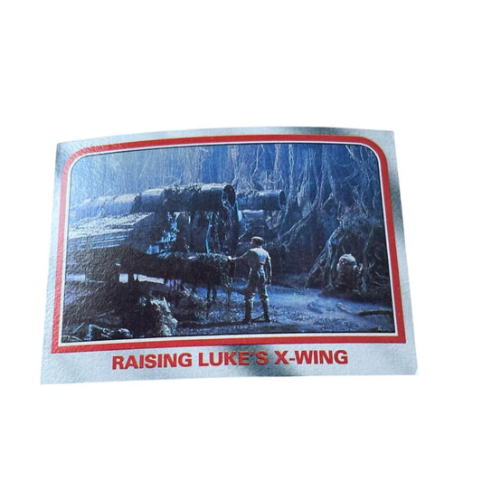 Vintage 1980 Star Wars Trading Card - ''Raising Luke's X - Wing'' The Empire Strikes Back - A+ Stuff - Collectible Trading Cards - A+ Stuff