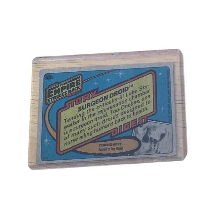 Vintage 1980 Star Wars Trading Card - ''Surgeon Droid'' The Empire Strikes Back - A+ Stuff - Collectible Trading Cards - A+ Stuff