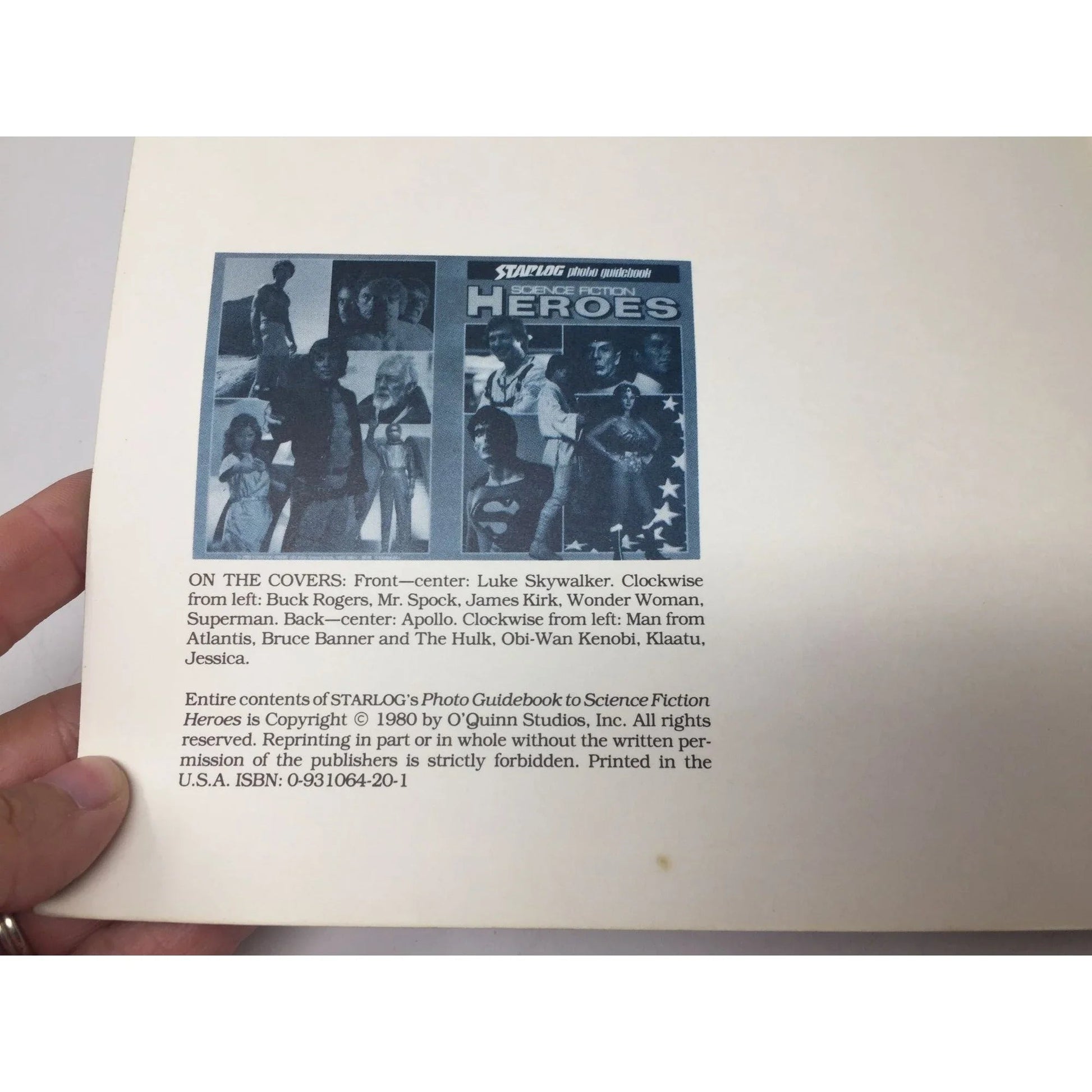 Vintage 1980 Starlog Photo Guidebook Science Fiction Heroes - A+ Stuff - Magazines - A+ Stuff
