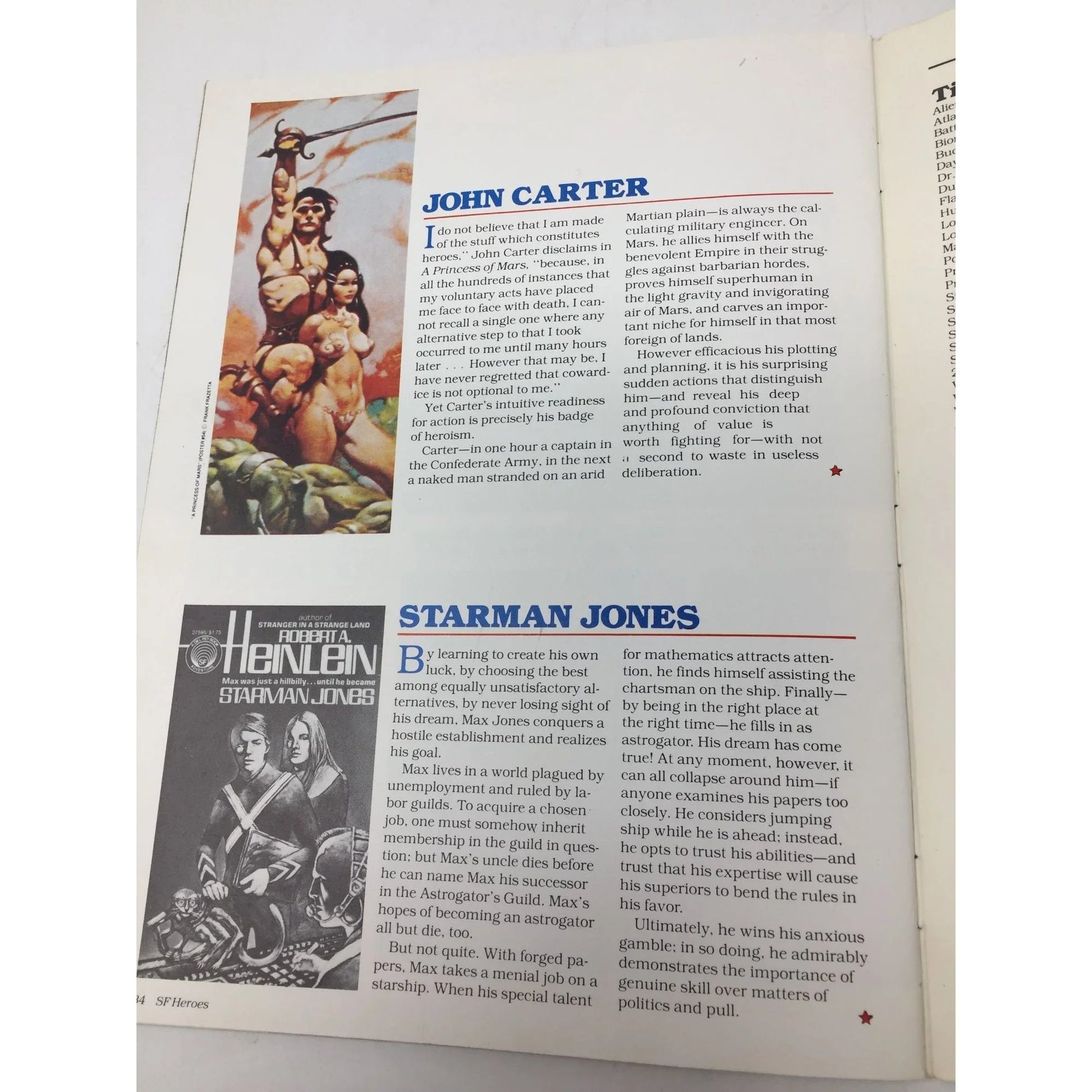 Vintage 1980 Starlog Photo Guidebook Science Fiction Heroes - A+ Stuff - Magazines - A+ Stuff