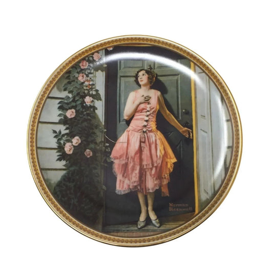 Vintage 1983 Limited Edition ''Standing in the Doorway'' Plate by Norman Rockwell - A+ Stuff - Plates - A+ Stuff
