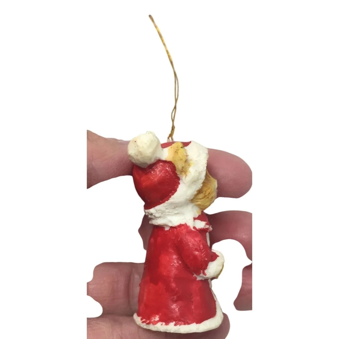 Vintage 1985 Miniature Christmas Bear Christmas Tree Ornament - A+ Stuff - Holiday Ornaments - A+ Stuff