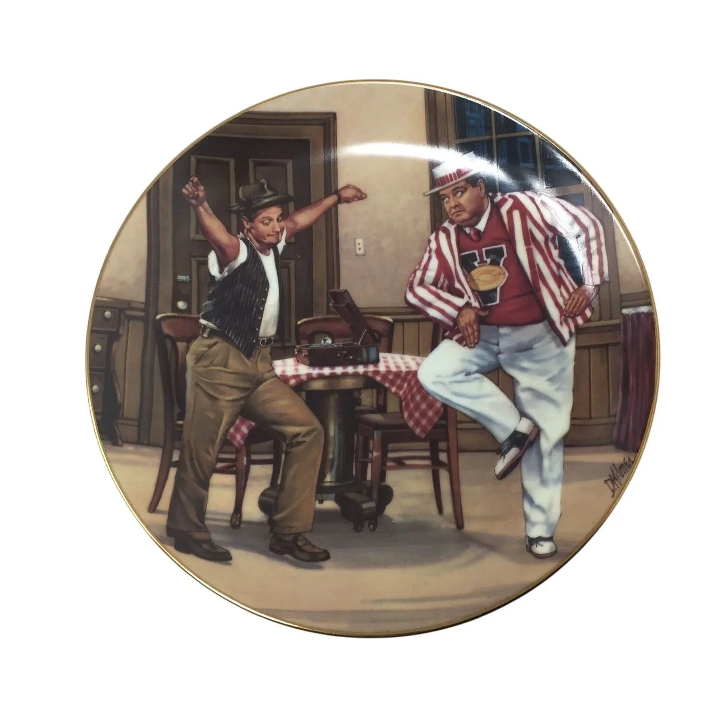 Vintage 1987/1988 Collectible Plates - The Official Honeymooners Plate Collection (5) - A+ Stuff - Plates - A+ Stuff
