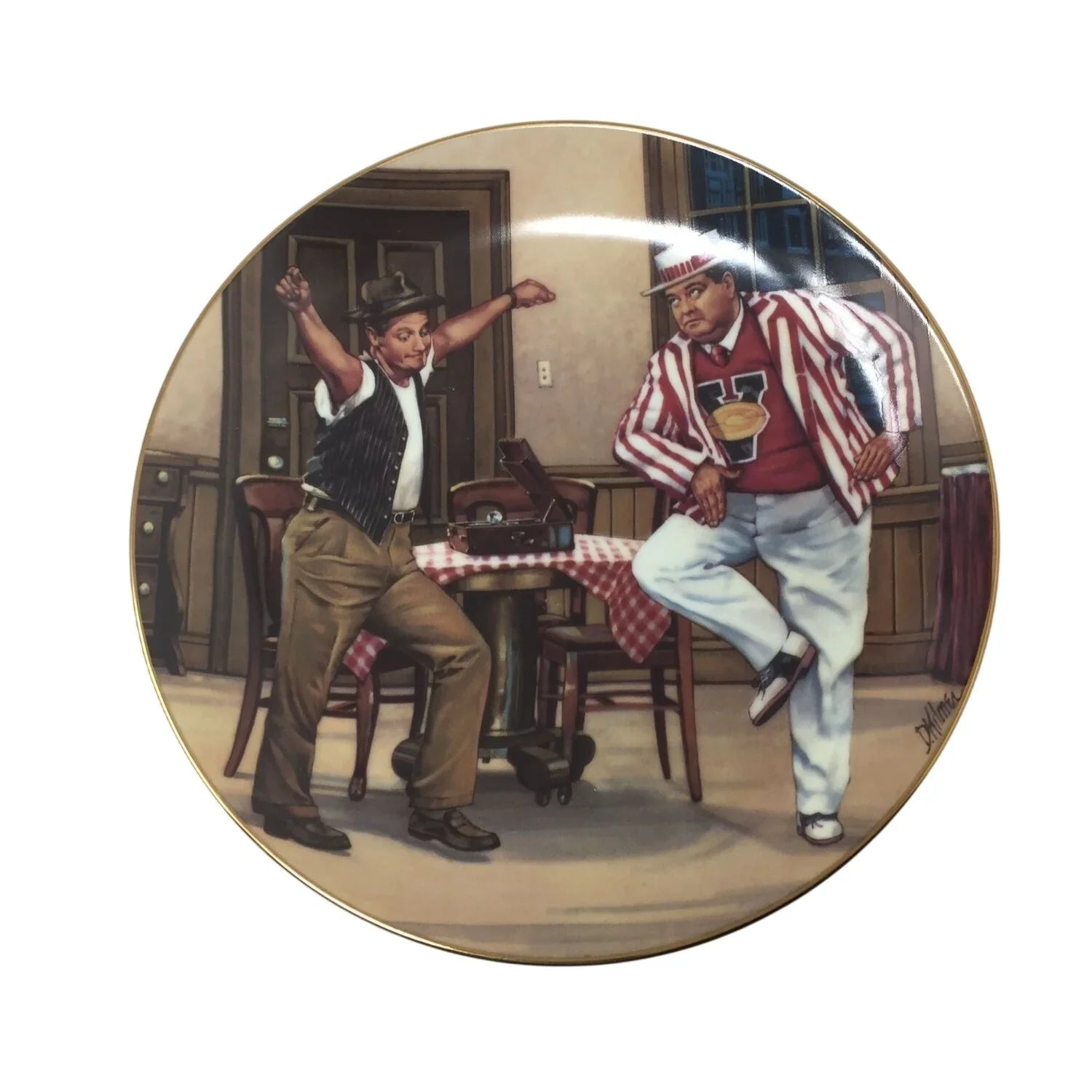 Vintage 1987/1988 Collectible Plates - The Official Honeymooners Plate Collection (5) - A+ Stuff - Plates - A+ Stuff