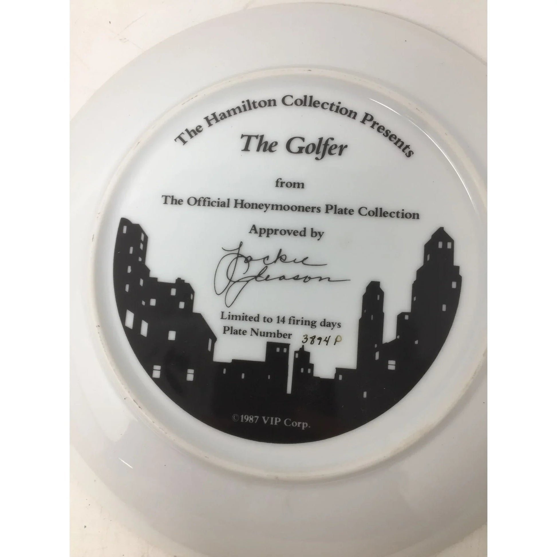 Vintage 1987/1988 Collectible Plates - The Official Honeymooners Plate Collection (5) - A+ Stuff - Plates - A+ Stuff