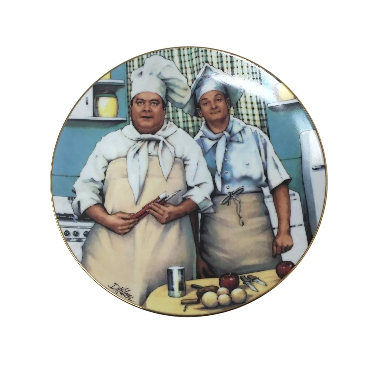 Vintage 1987/1988 Collectible Plates - The Official Honeymooners Plate Collection (5) - A+ Stuff - Plates - A+ Stuff