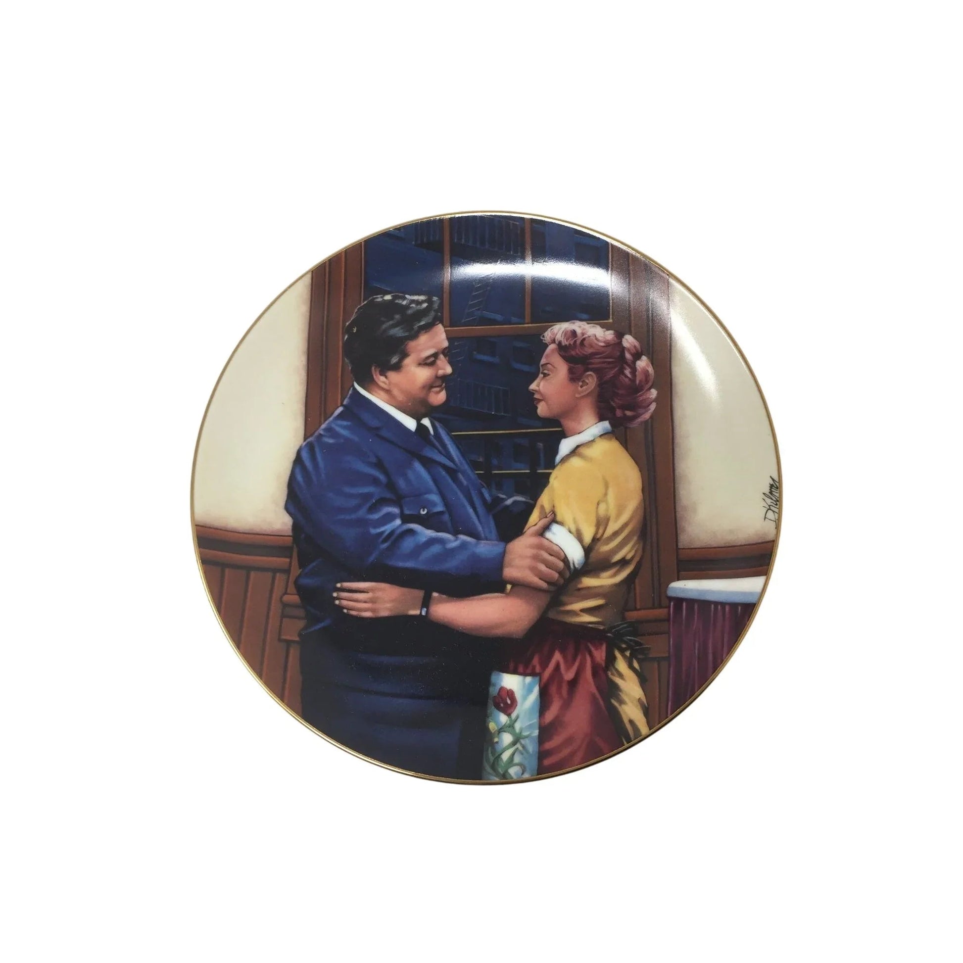Vintage 1987/1988 Collectible Plates - The Official Honeymooners Plate Collection (5) - A+ Stuff - Plates - A+ Stuff