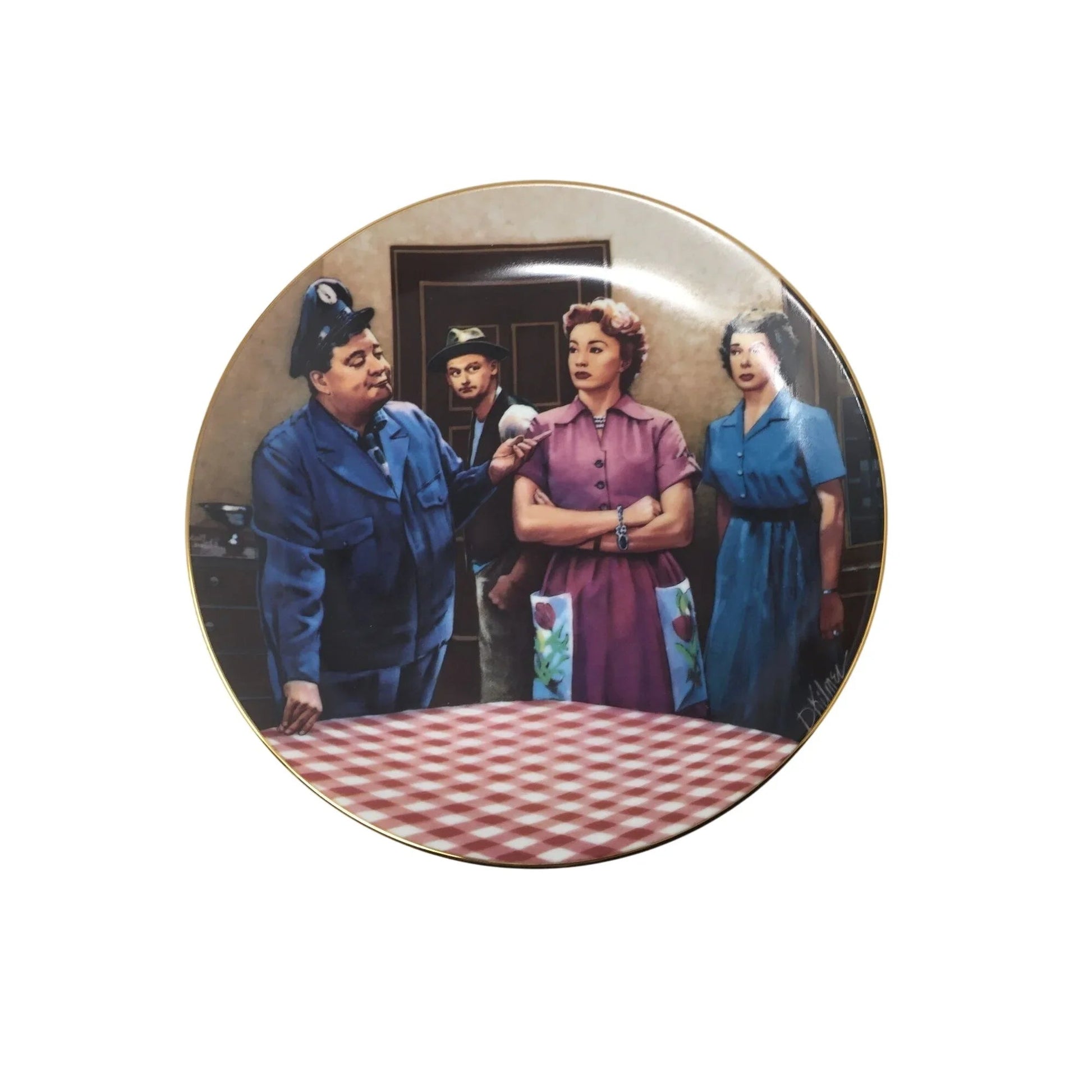 Vintage 1987/1988 Collectible Plates - The Official Honeymooners Plate Collection (5) - A+ Stuff - Plates - A+ Stuff