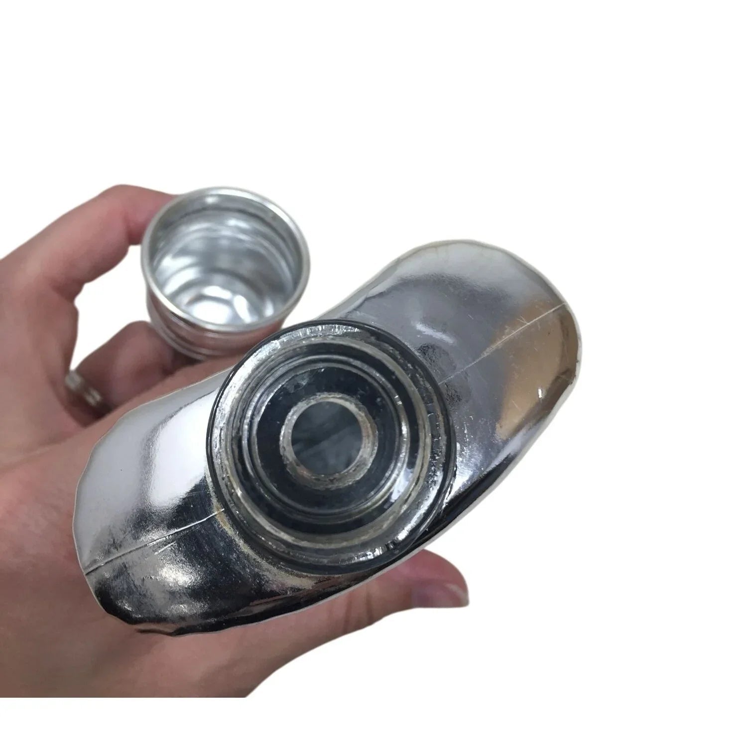 Vintage 1988 Silver Toned Old Spice After Shave Bottle - Empty - A+ Stuff
