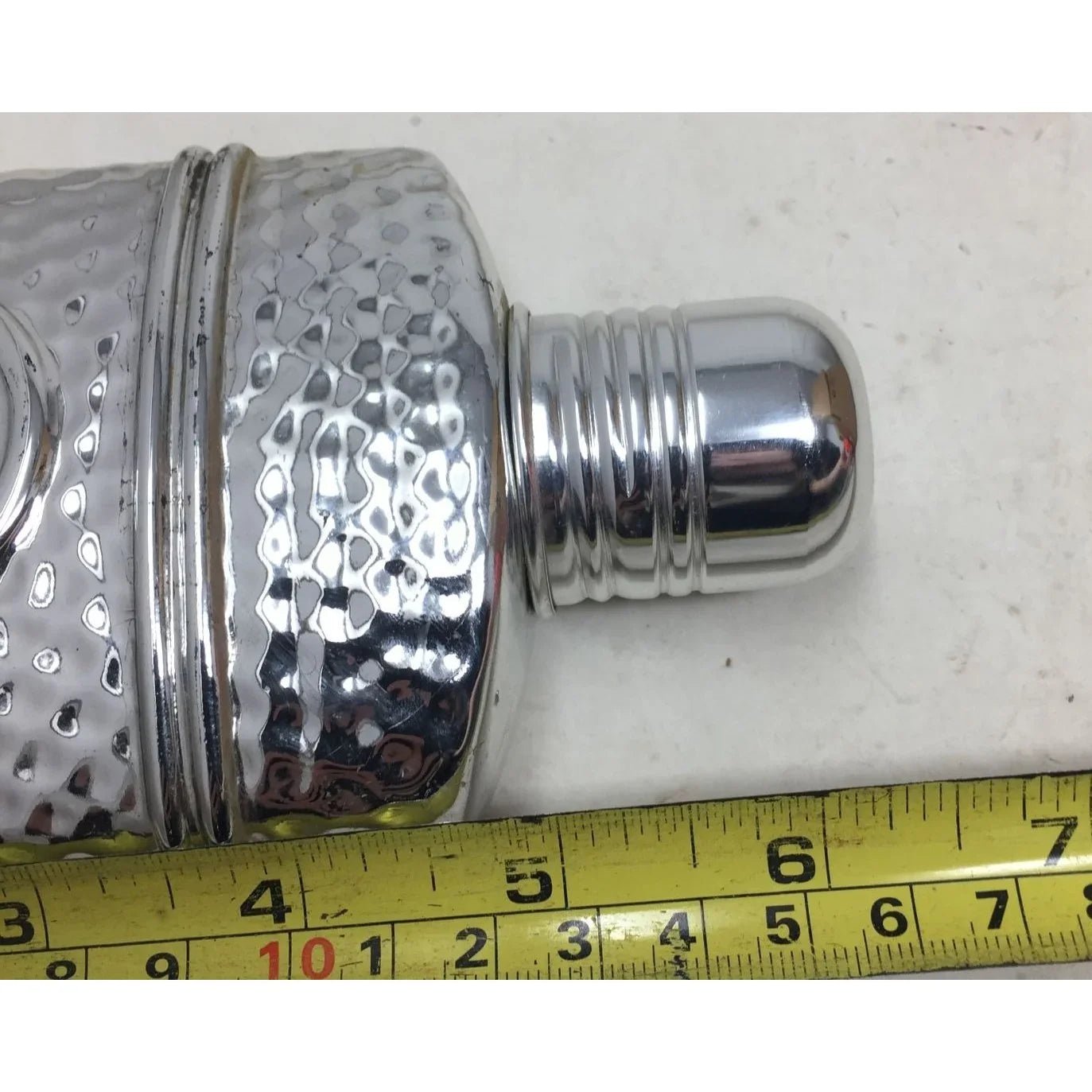 Vintage 1988 Silver Toned Old Spice After Shave Bottle - Empty - A+ Stuff
