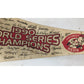 Vintage 1990 Cincinnati Reds World Series Champions Pennant - A+ Stuff - Sports Collectibles - A+ Stuff