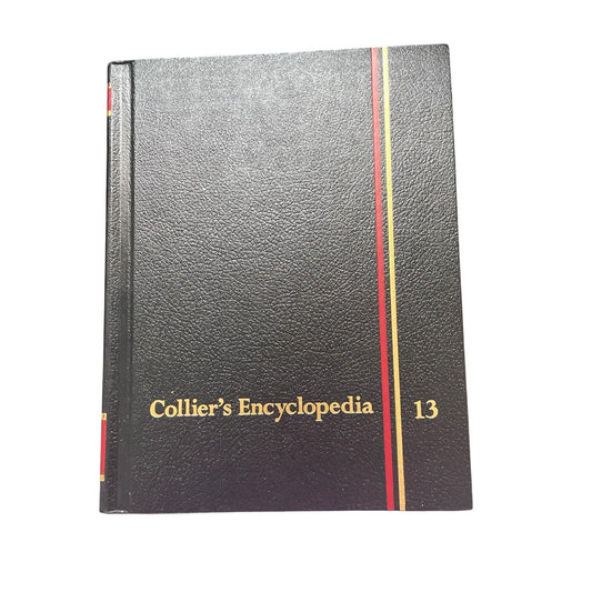 Vintage 1991 Collier's Encyclopedia 13 Infinity to Katmai Hardcover Book - colliers - Books - A+ Stuff