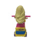 Vintage 1991 Miniature Blonde Barbie on a Yellow Moped - barbie - Toys - A+ Stuff